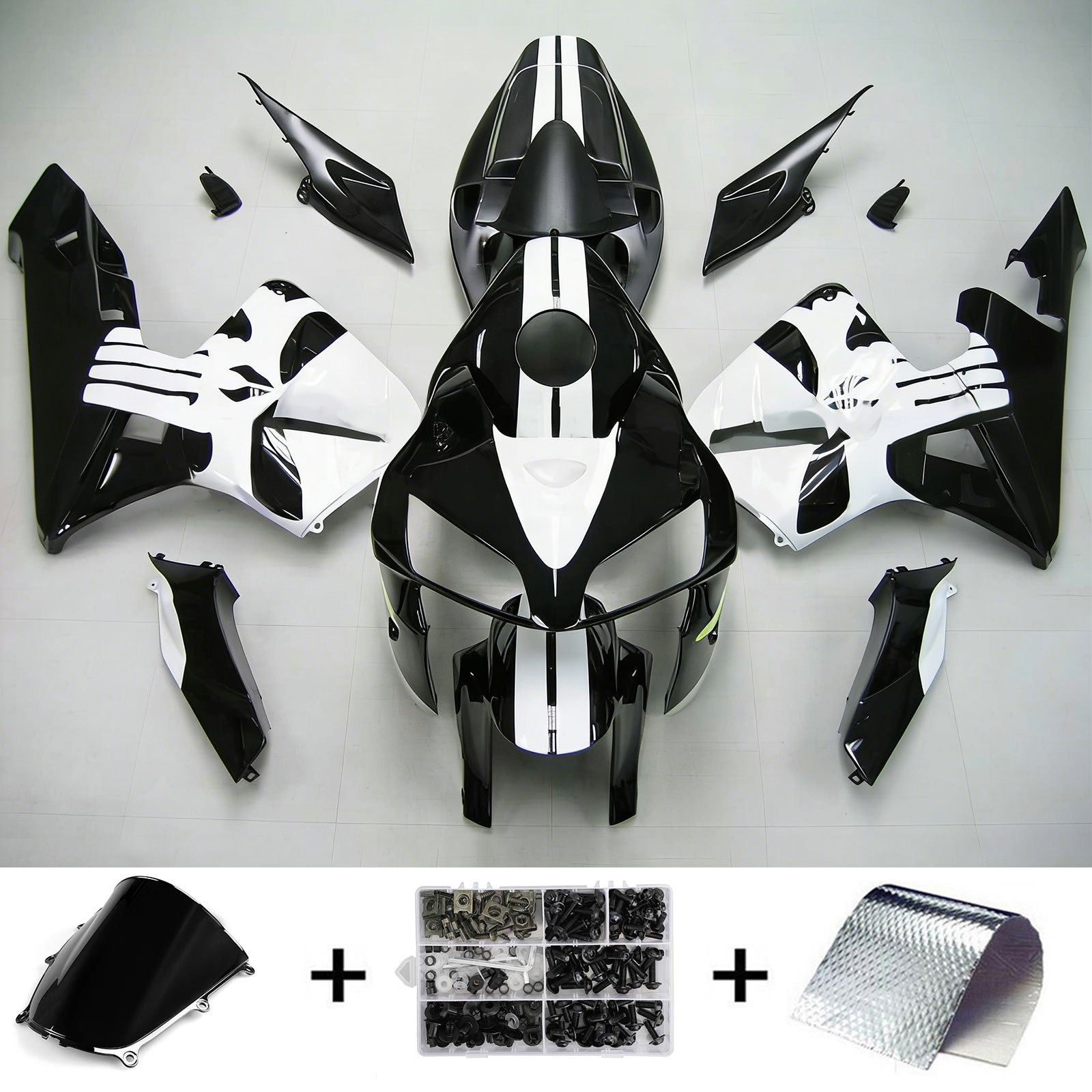 Kit de carénage par injection, carrosserie en plastique ABS pour Honda CBR600RR 2005-2006 F5