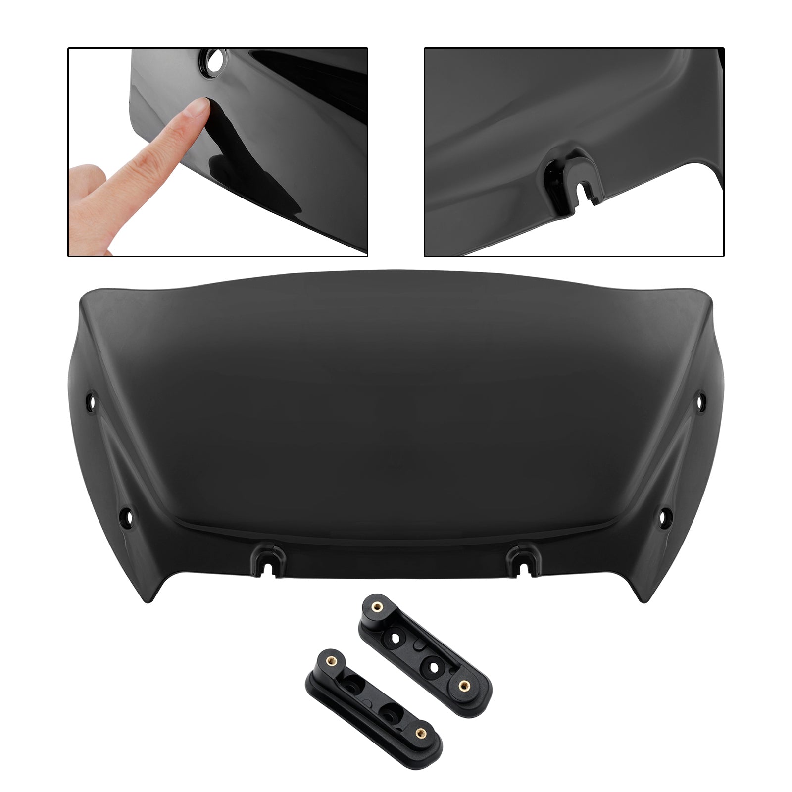 Parabrisas 9"" con soporte para Touring Street Glide CVO 117 121 2023-2024