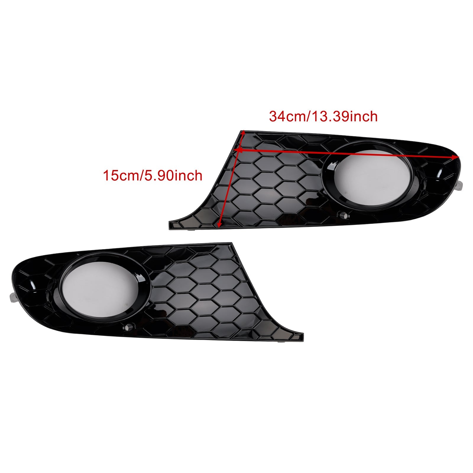 Grille de protection antibrouillard pour VW Golf Jetta MK6 2009-2013, 2 pièces, 5K0853666