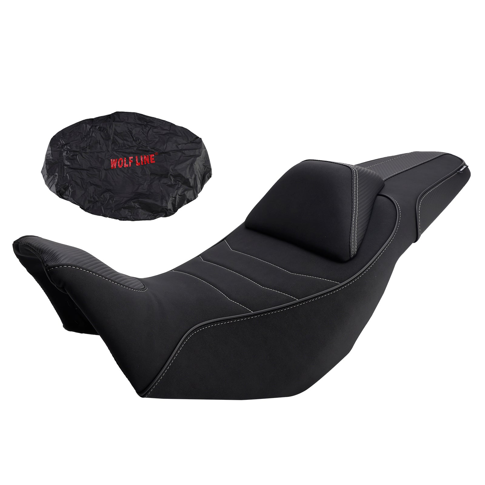 Kompleten sovoznikov sedež s črno blazino za Honda NX400 in NX500 (2024-2025)