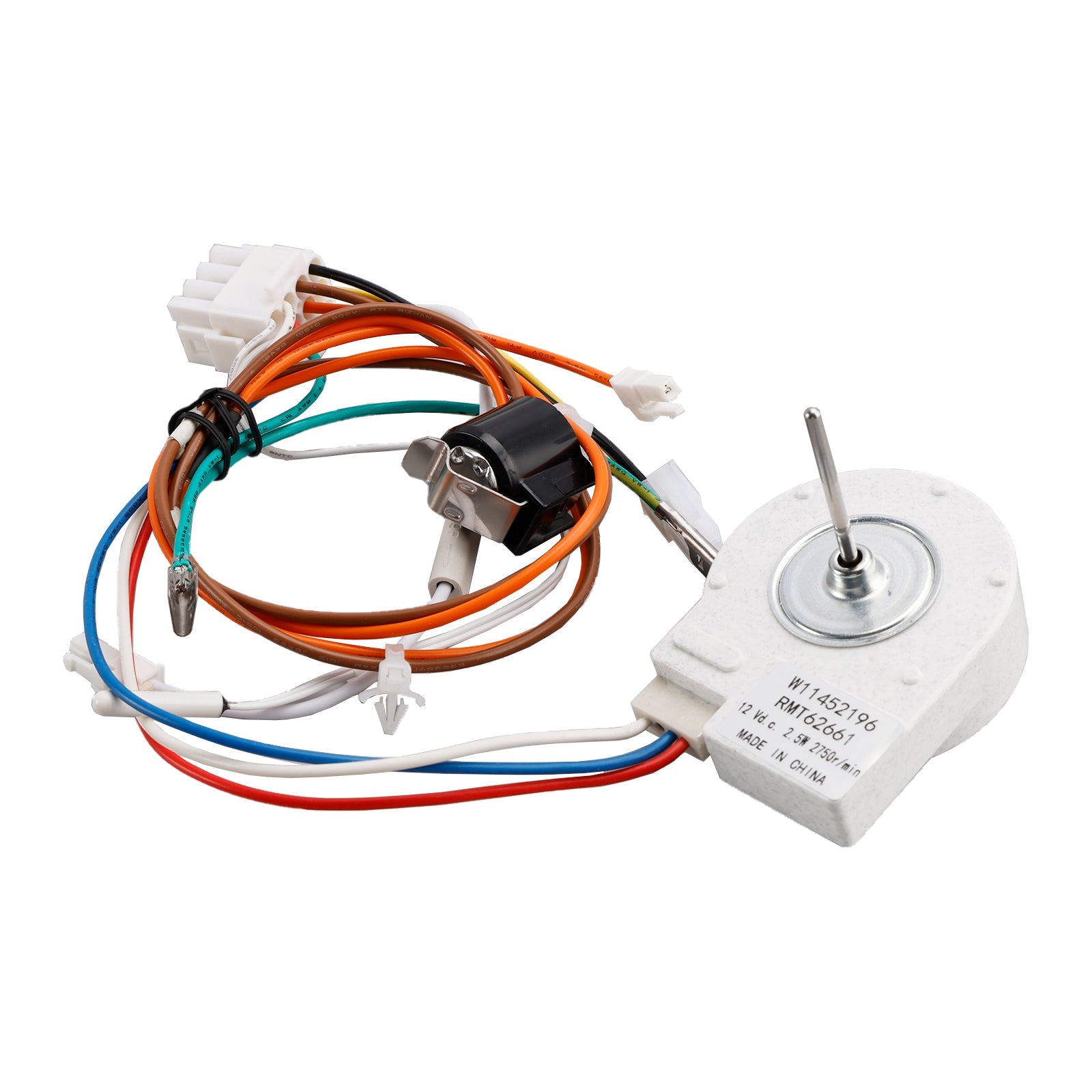 Silnik wentylatora parownika lodówki (W11452196), część zamienna (W10514110, W11374554)