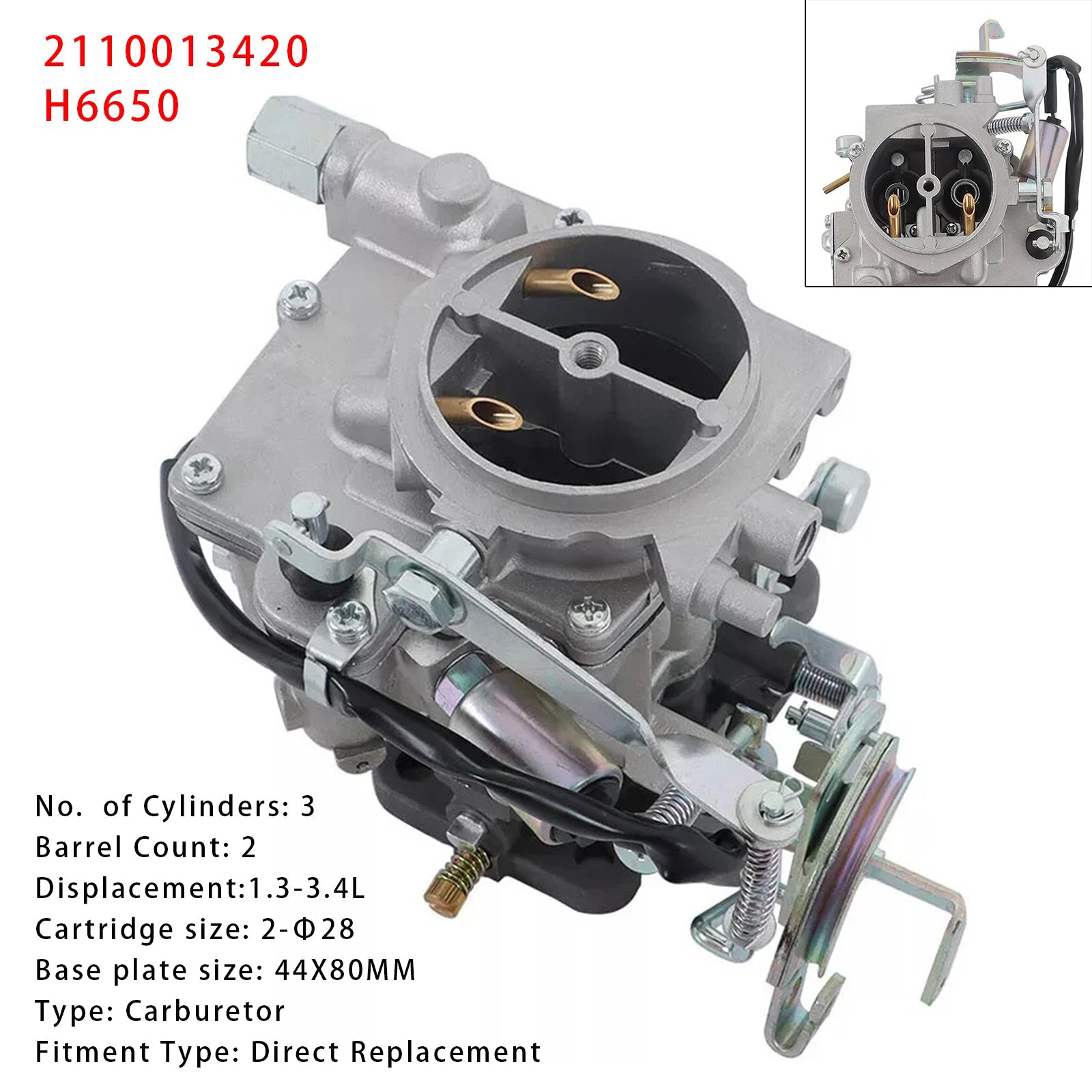Carburateur Toyota Liteace 1982-1985 21100-13420