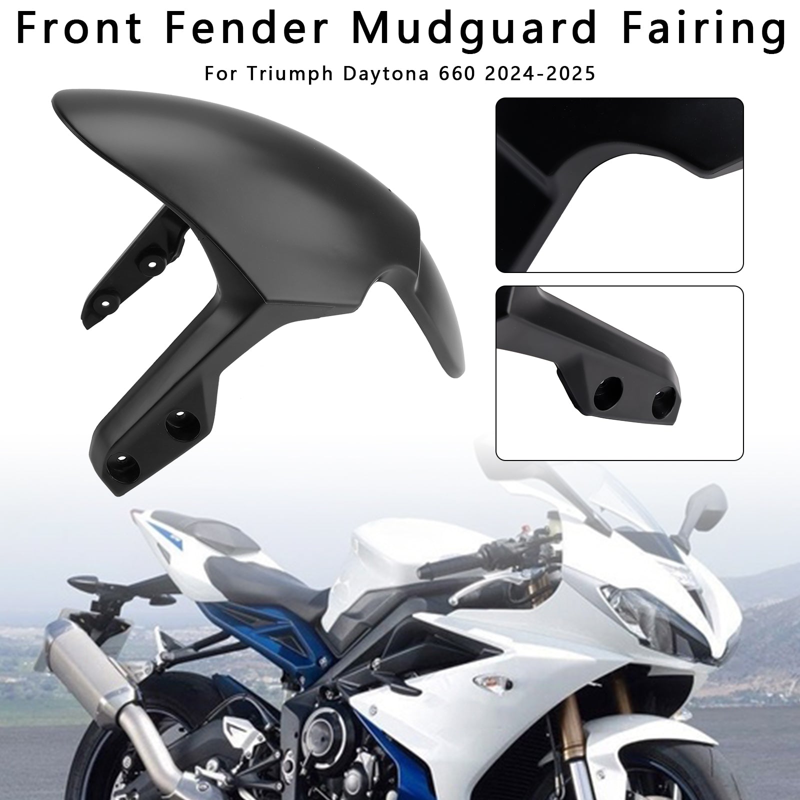 Desde Gareage para Marke pero Daytona 660 2024-2025