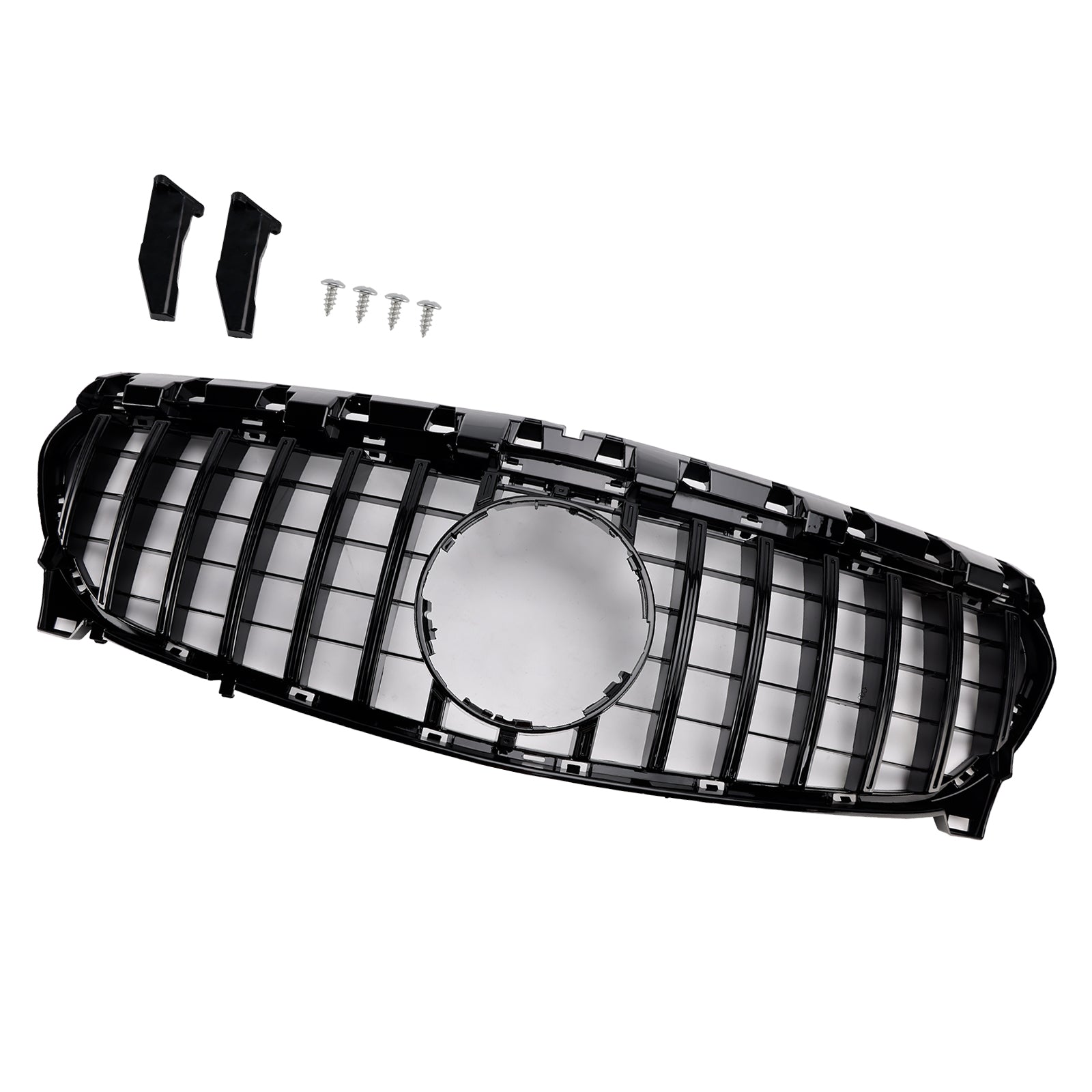 GT Style Front Bumper Grill Grille Pour Mercedes Benz CLA-CLASS W117 CLA250 2013-2019