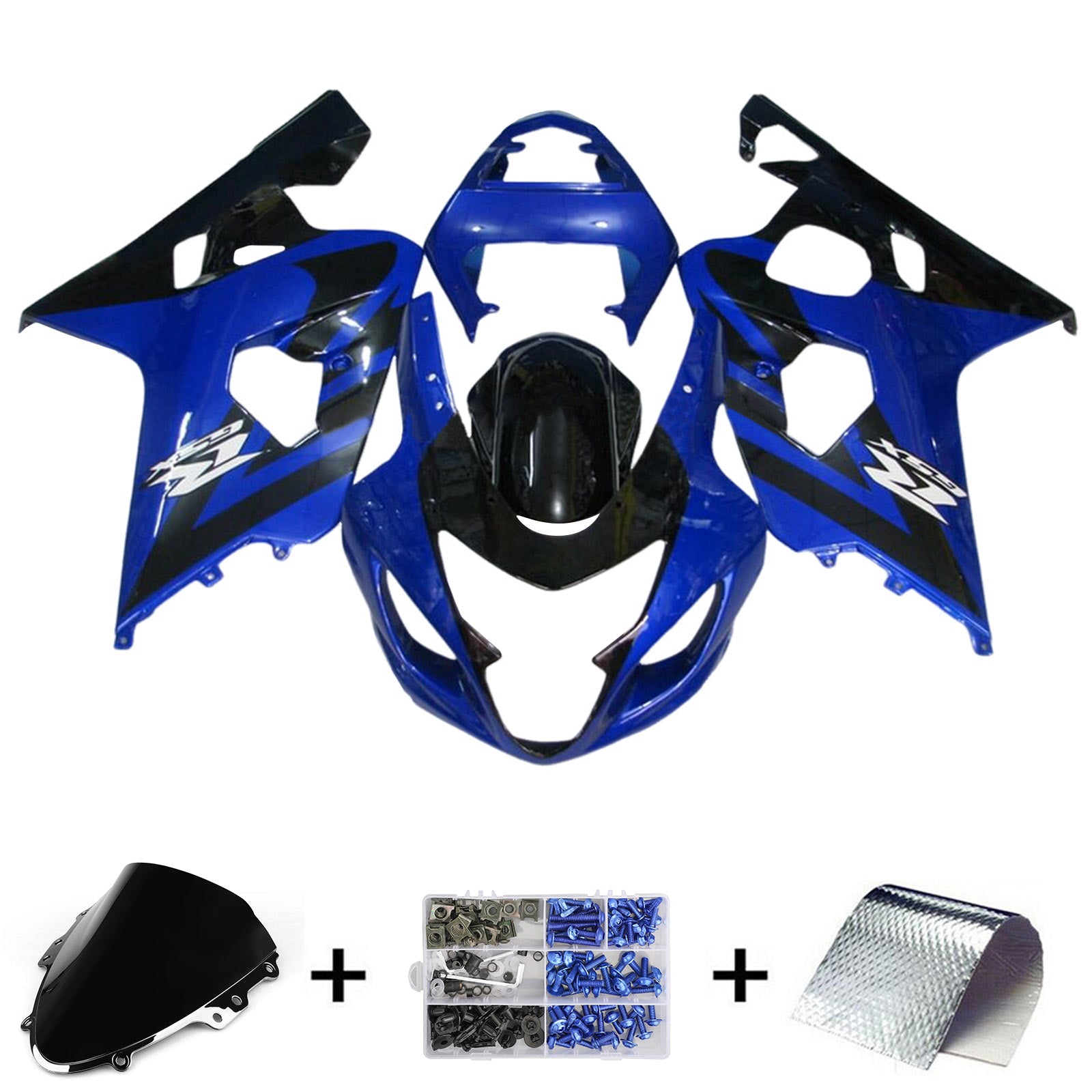 Kit carena iniezione Suzuki GSXR 600/750 K4 2004-2005 Carrozzeria in plastica ABS