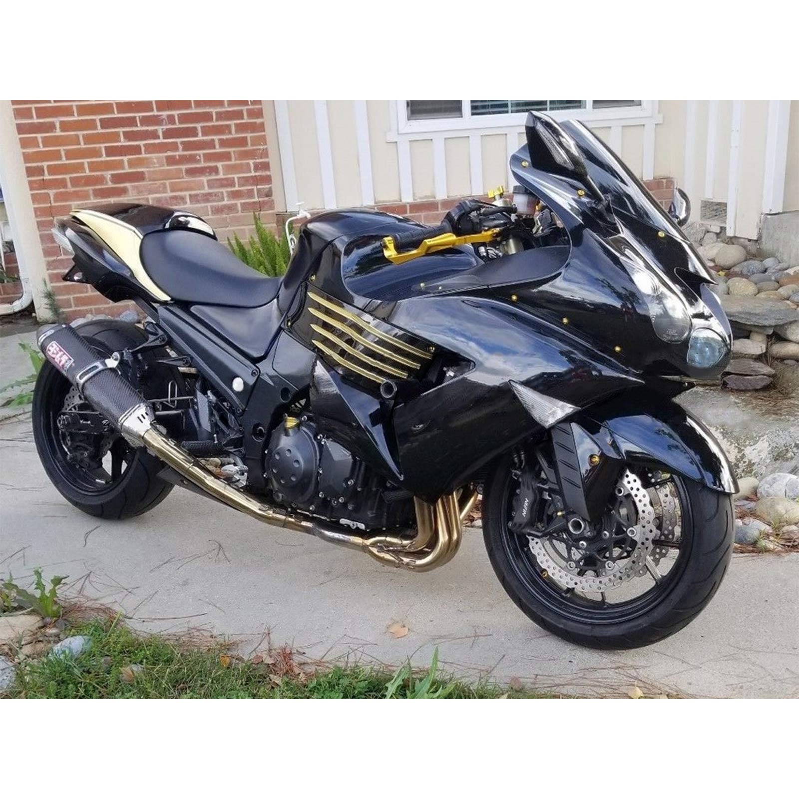 Kit di carenatura a iniezione, corpo in plastica ABS per Kawasaki ZX14R 2006-2011