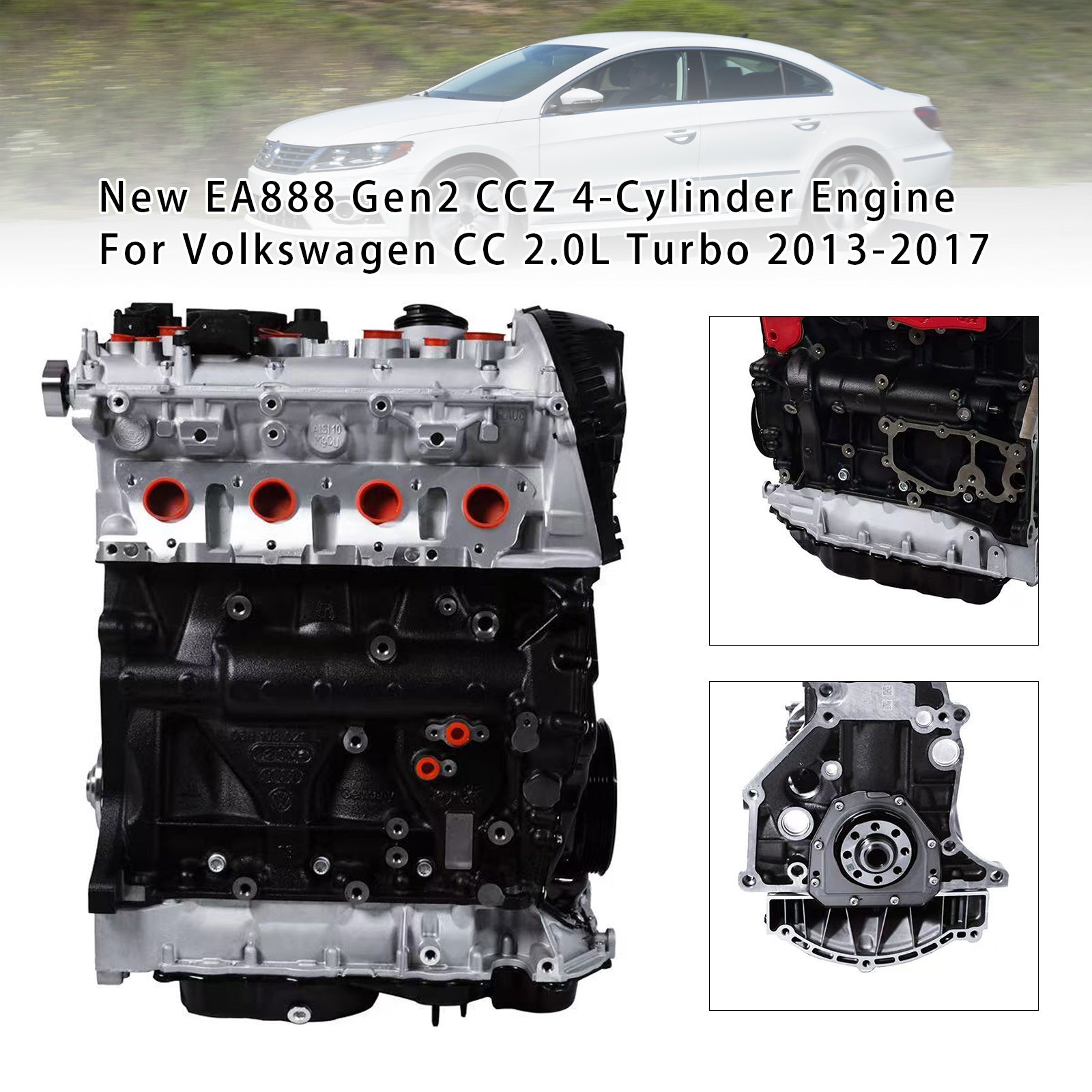 New EA888 Gen2 CCZ 4-Cylinder Engine Pour Volkswagen CC 2.0L Turbo 2013-2017