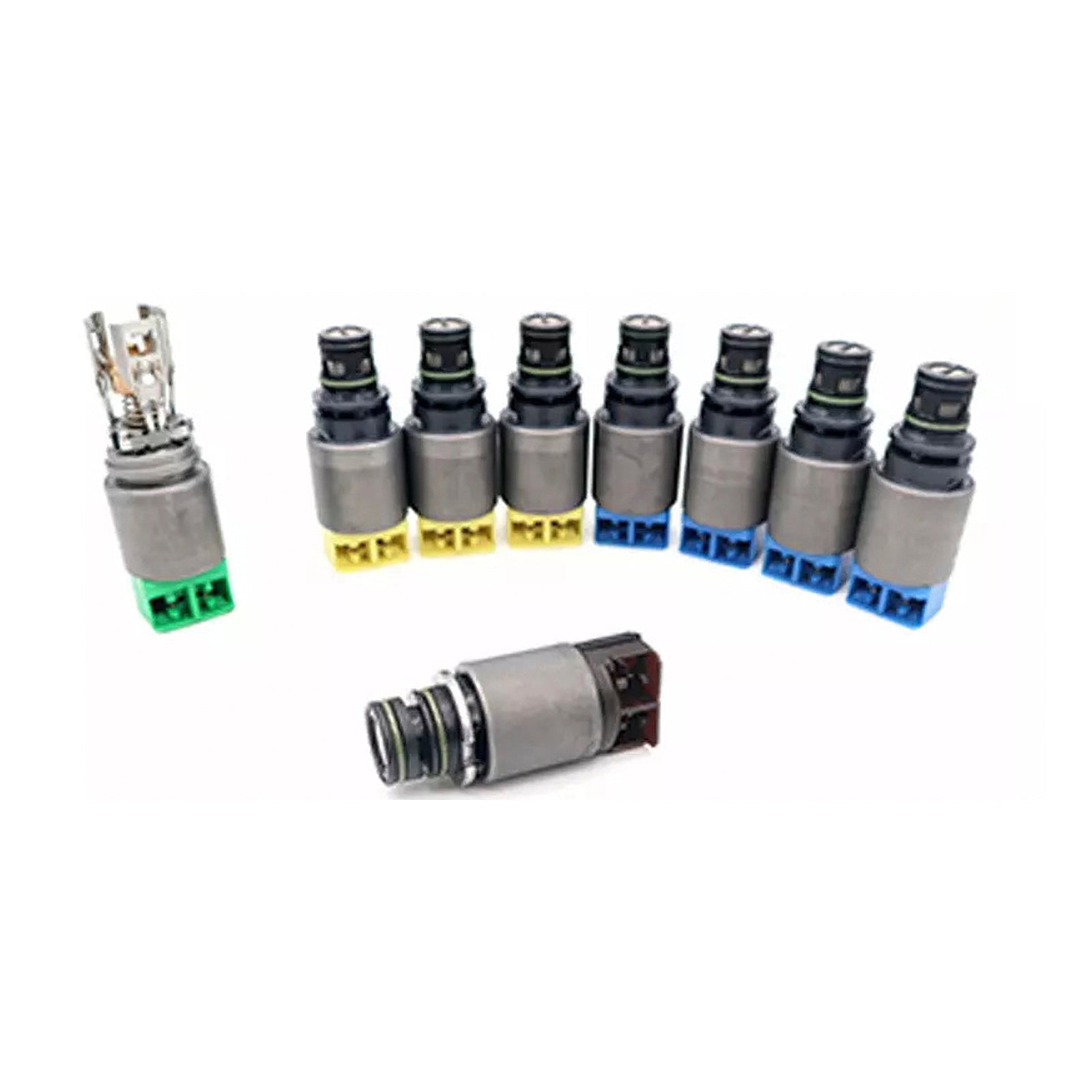 Lot de 9 solénoïdes de transmission automatique à 8 vitesses 8HP50 pour BMW Dodge Jeep Alfa Romeo