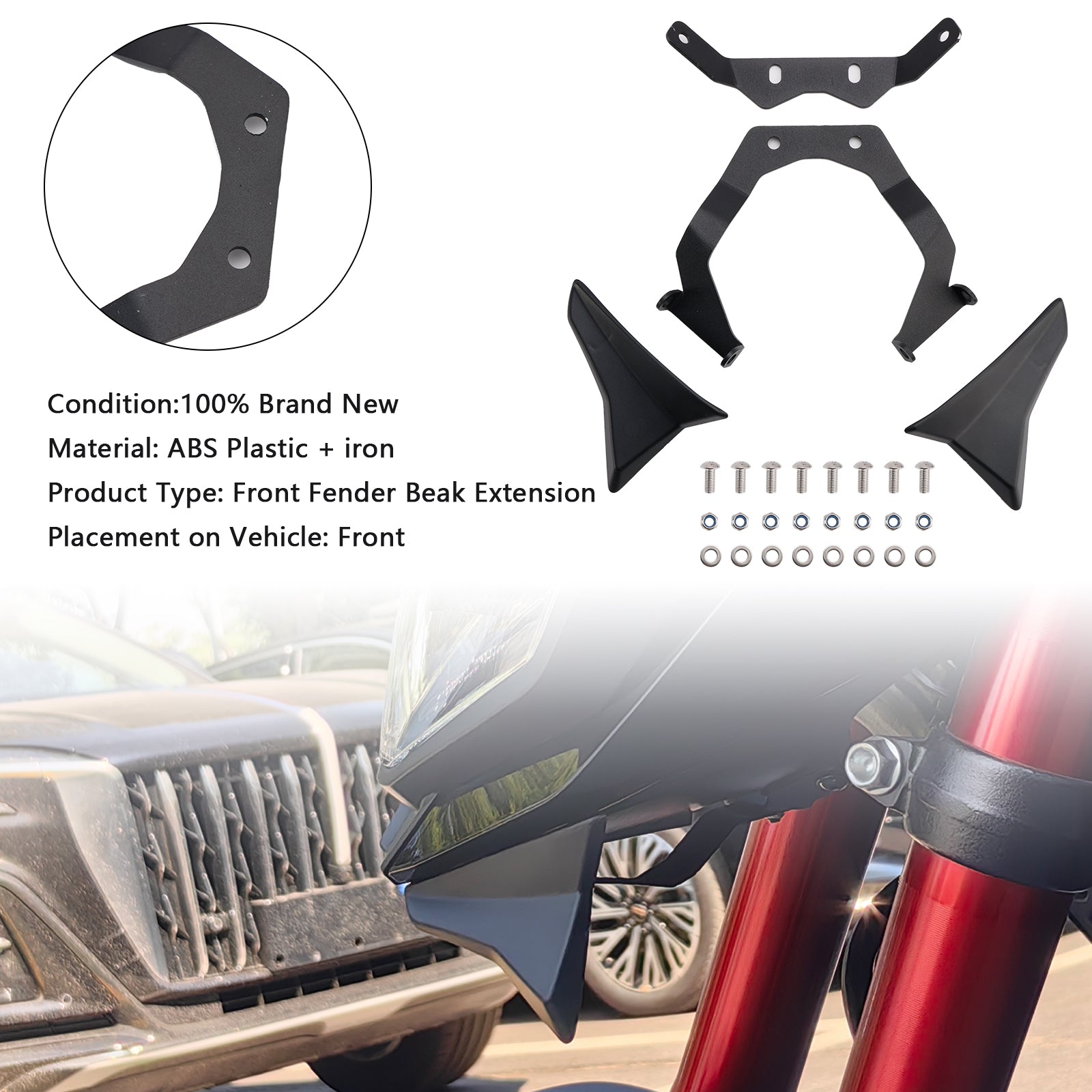 Wydłużenie dziobowe i dolne skrzydło dla Honda CB750 Hornet 2023-2024