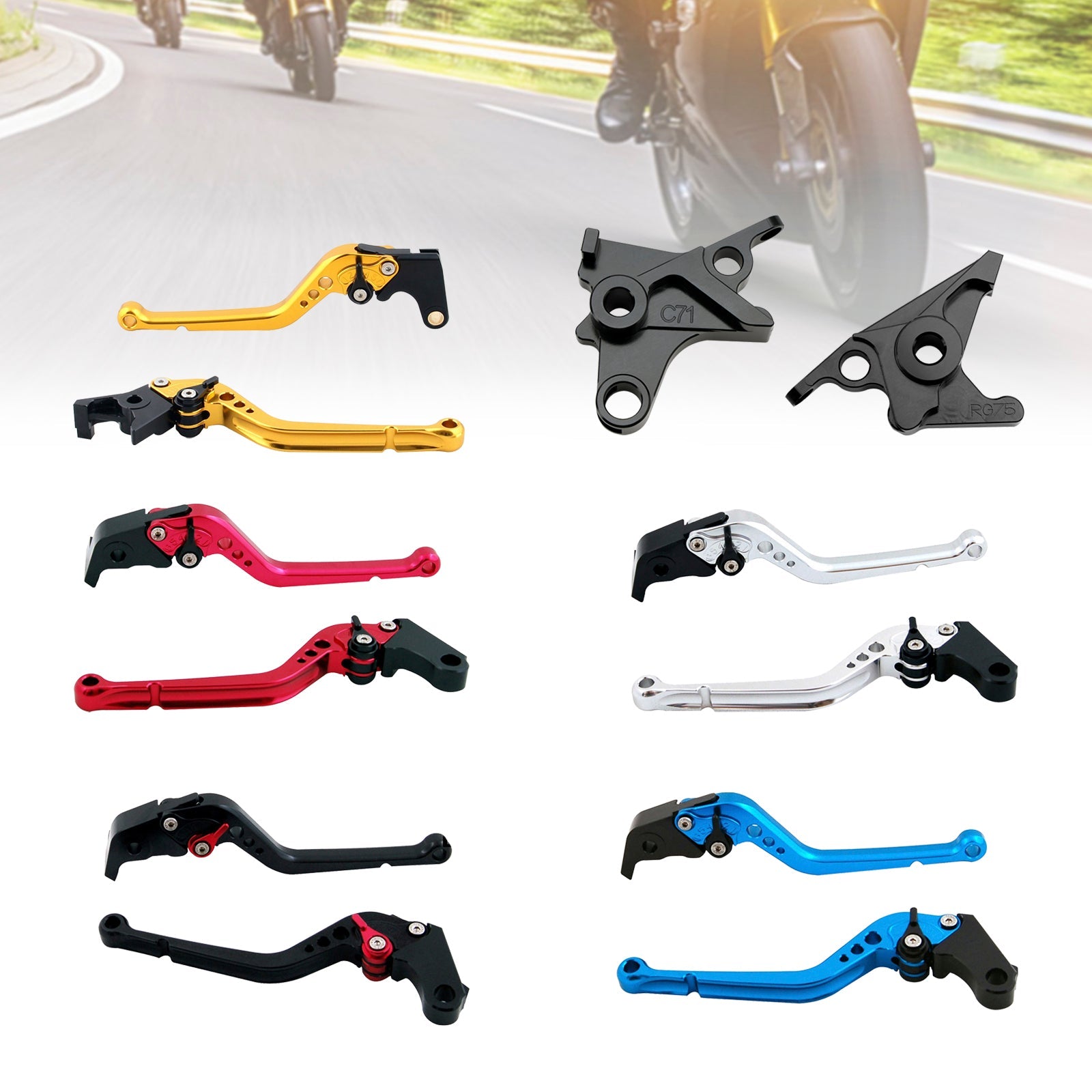 Levier de frein et d'embrayage long pour BMW R NINE T / PURE / RACER 2017-2023