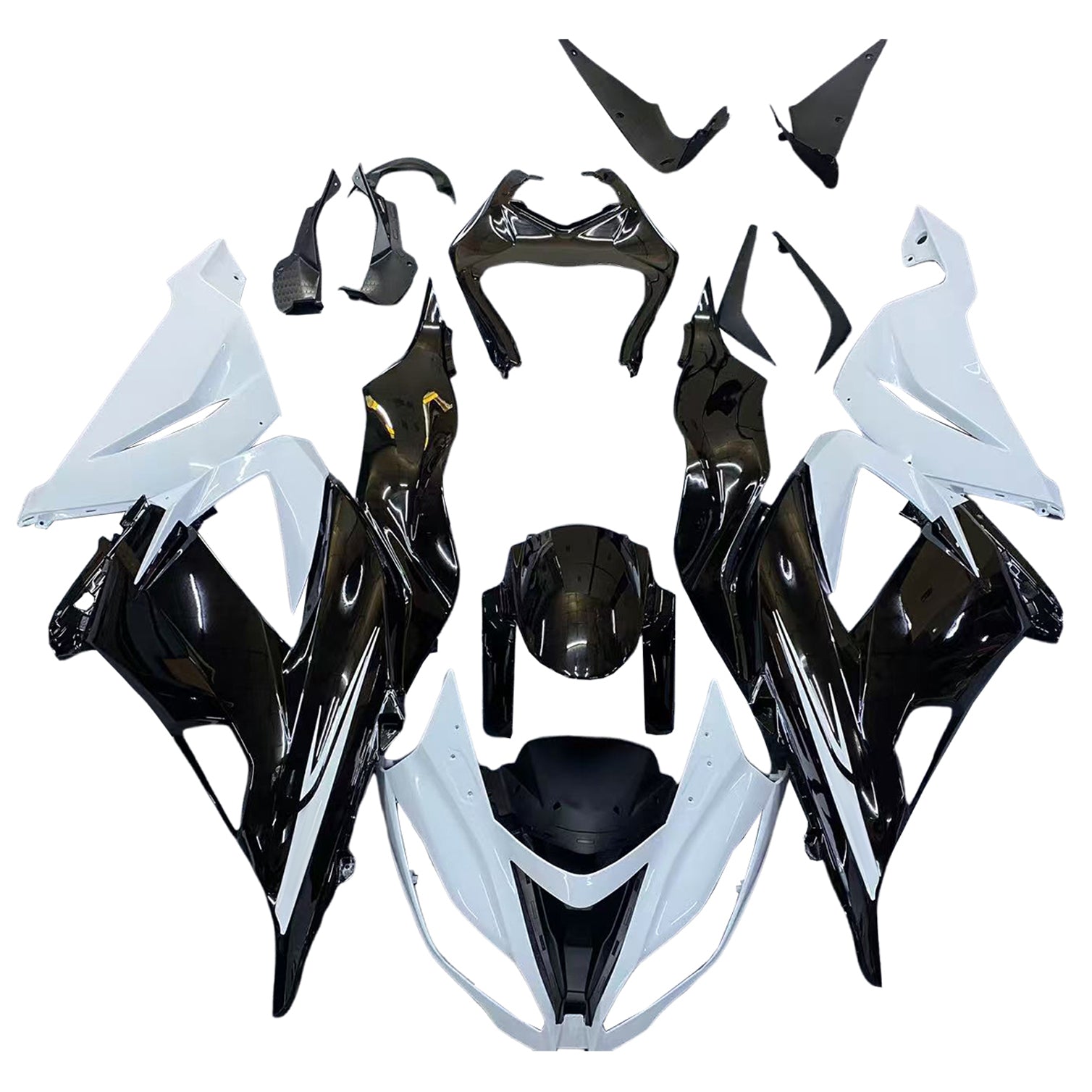 Kit de carénage injecté en plastique ABS pour Kawasaki ZX6R 636 2013-2018
