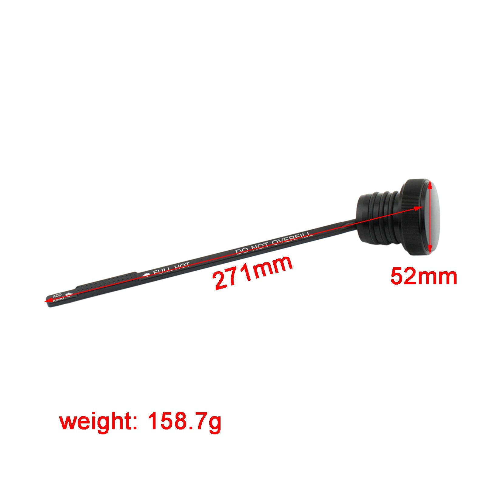 Tapa del tanque de medidor de aceite, 0710 Stopper-0150 para súper glidio FXDX FXDL DYNA 99-05