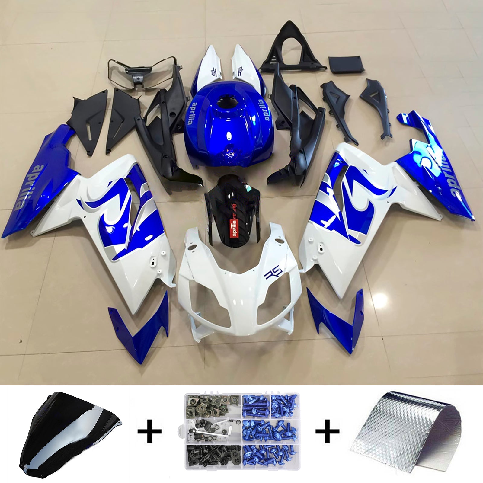 Kit de carénage d'injection Aprilia RS125 2006-2011 Carrosserie Plastique ABS