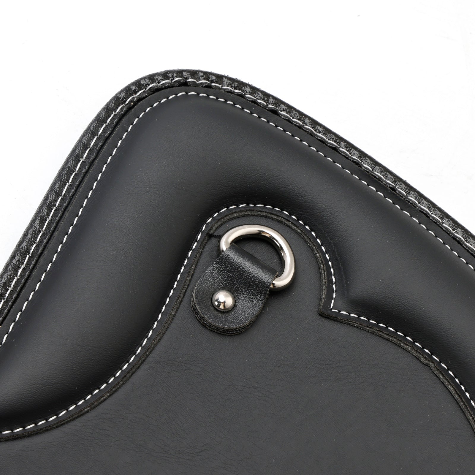 Paar CNC Thermal Saddle-bescherming voor motorfietsen Touring, Softail, Dyna of Sportster (1985-2017) : zwart en bruin