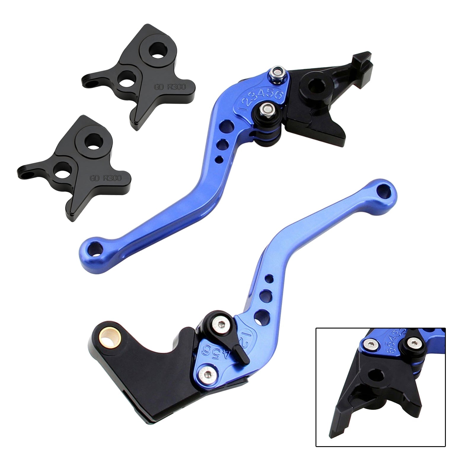 Palanca de freno y embrague corta para Kymco AK550 2017-2022