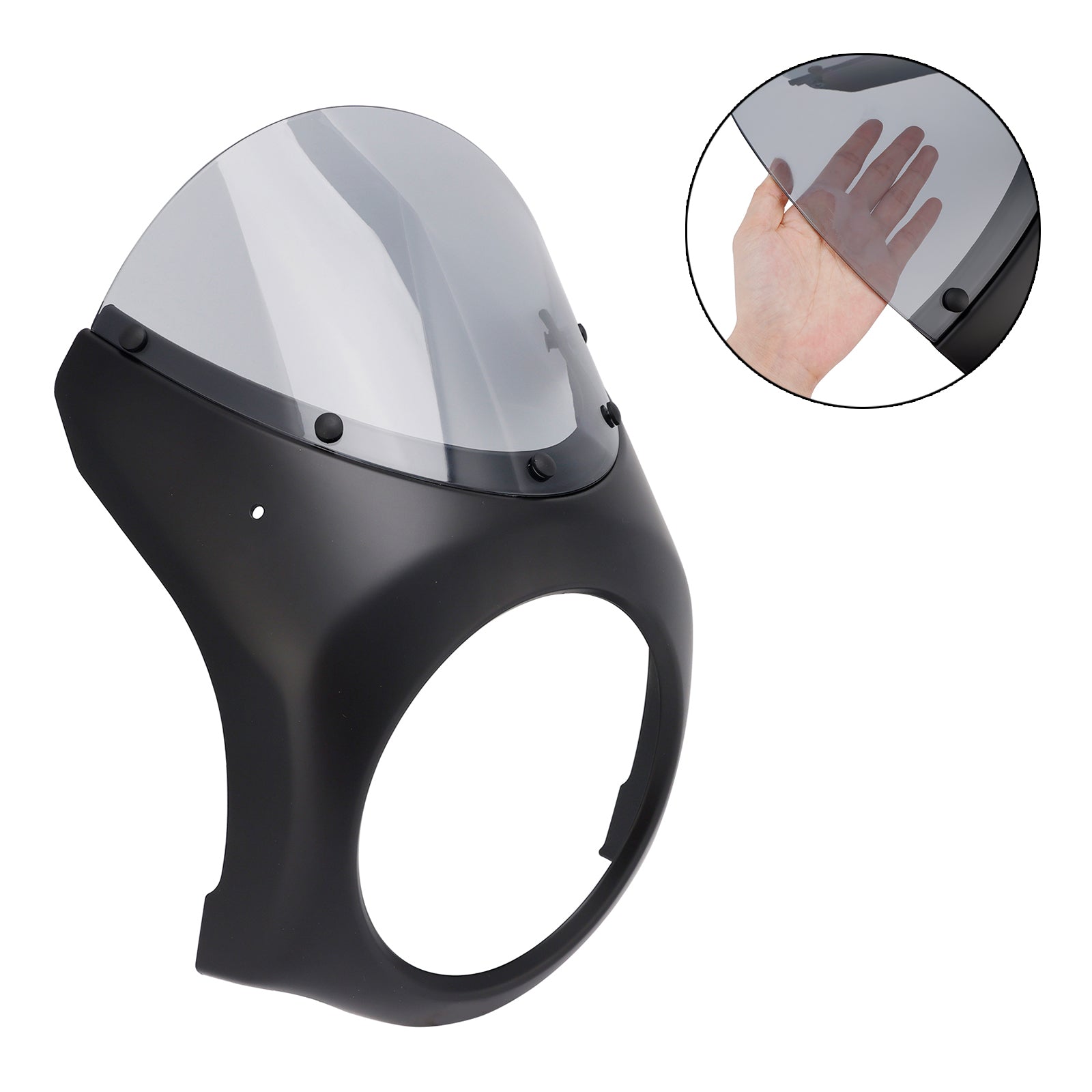 Fiera del parabrezza del faro per eliminatori Kawasaki 500 2024-2025