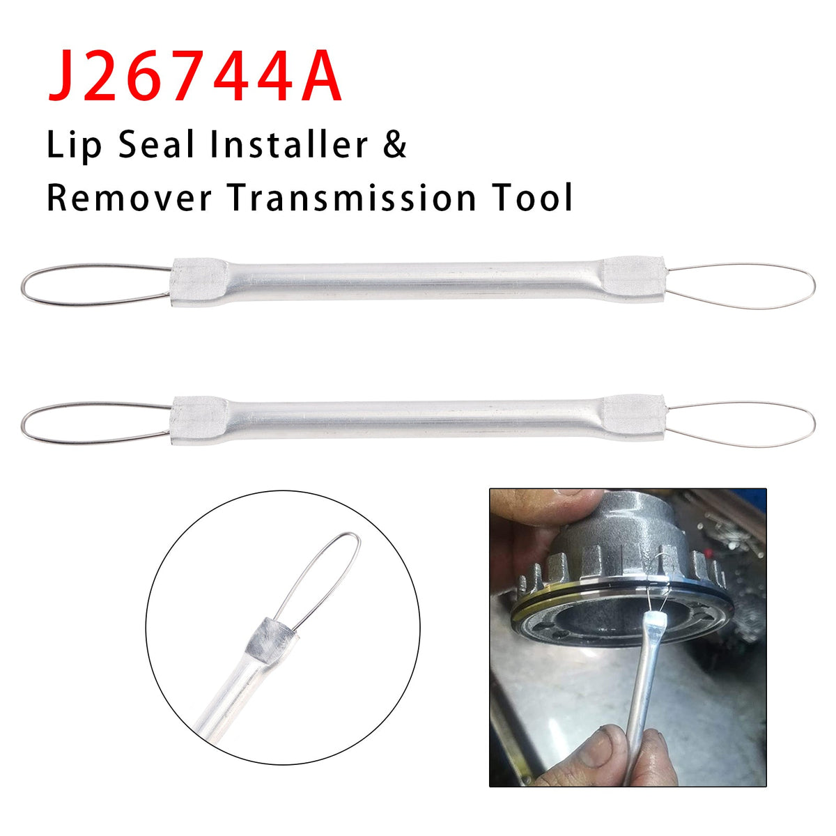 Universelles Werkzeug zum Ein- und Ausbau von Lippendichtungen T-0015 (2 Stück) – Getriebewerkzeug J-26744-A