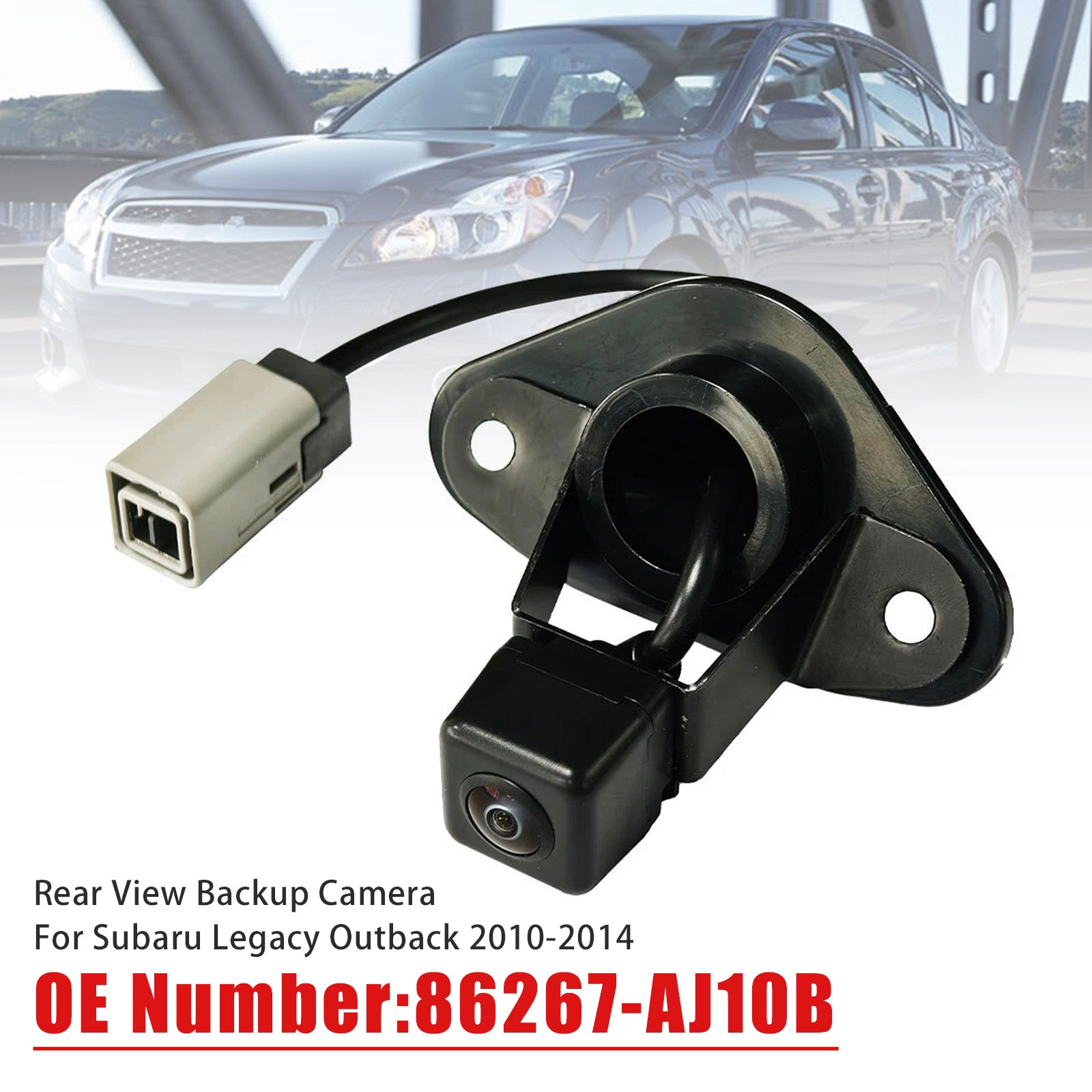 Caméra de recul 86267-AJ10B pour Subaru Legacy Outback 2010-2014