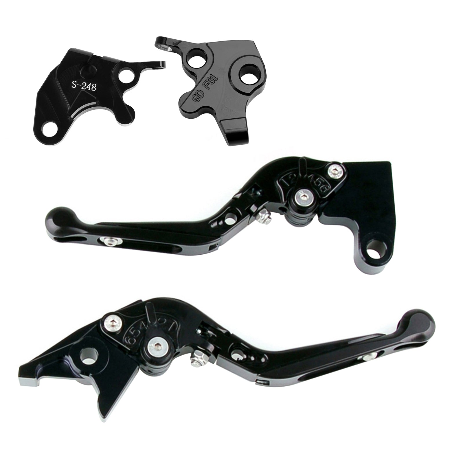 Levier de frein et d'embrayage réglable pour YAMAHA YZF R125 2008-2011