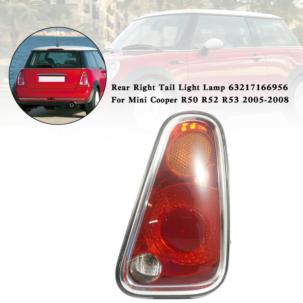 Rear Right Tail Light Lamp 63217166956 Pour Mini Cooper R50 R52 R53 2005-2008
