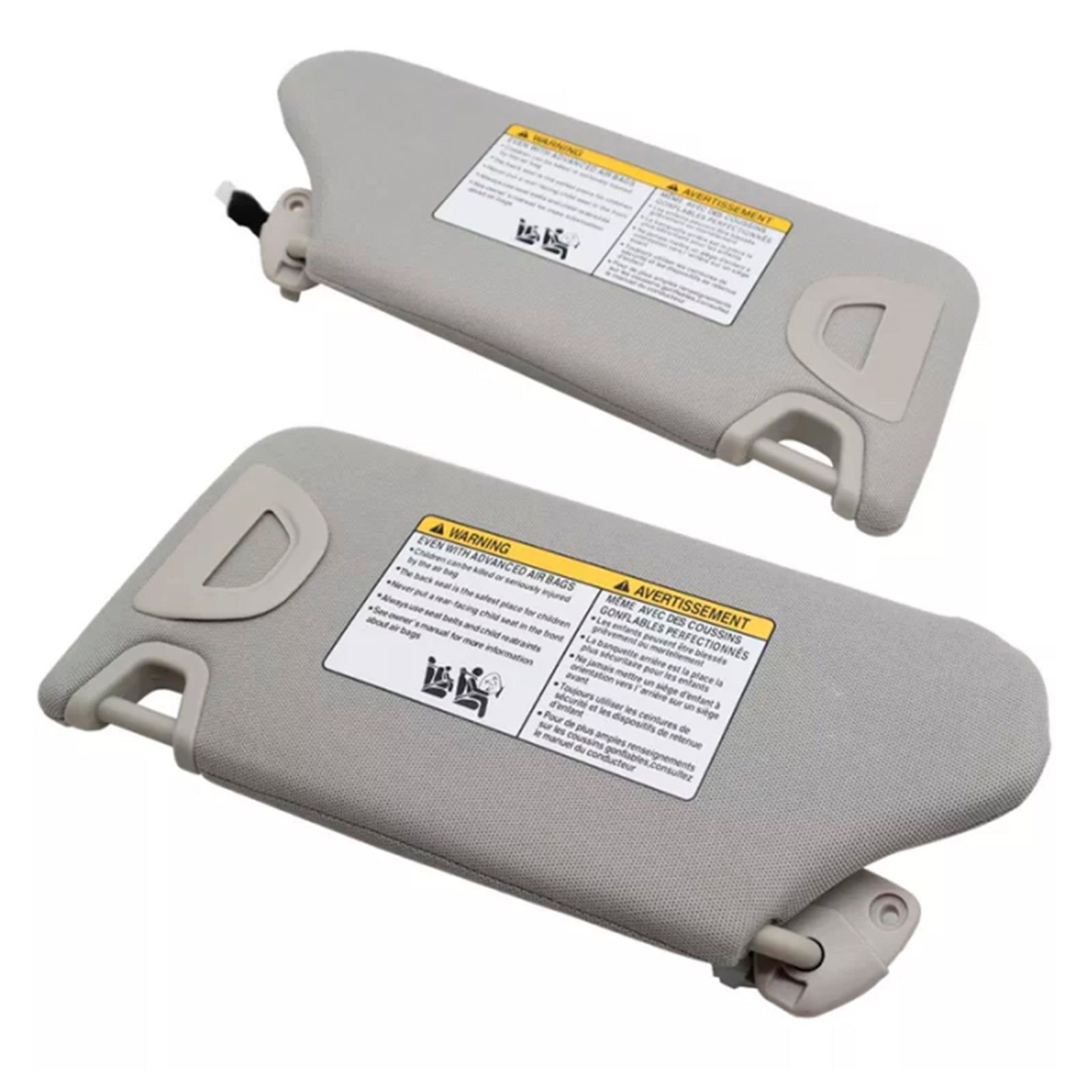 Gray Izquierda y Derecha Sol gris para Nissan Altima 2013-2018 (2 habitaciones) 96401-3TA2A 96400-3TA2A