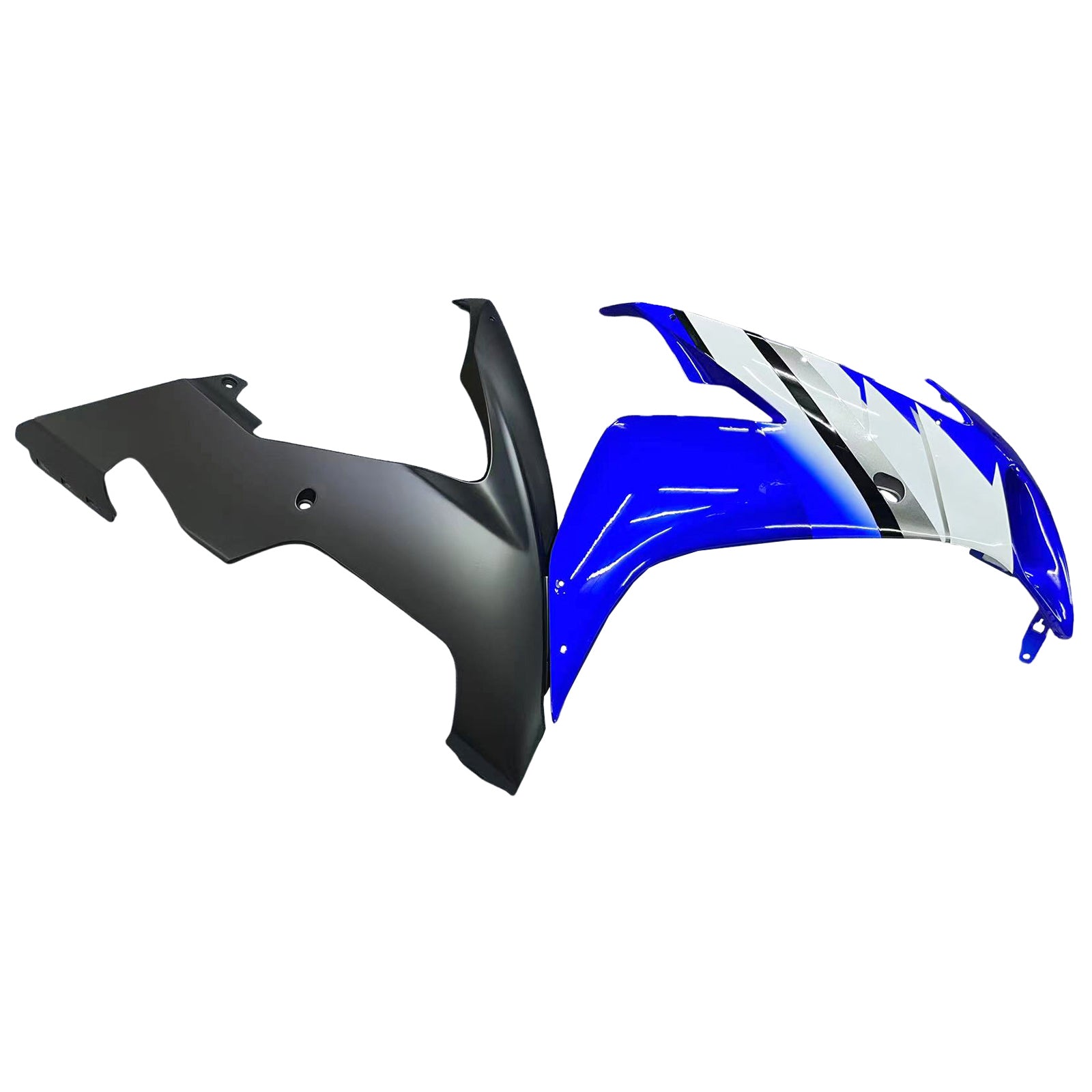 Kit de carénage en plastique ABS moulé par injection bleu et noir pour Yamaha YZF R1 2004-2006