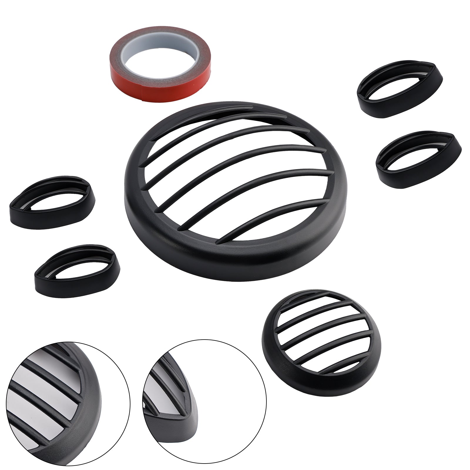 Kit de protección de faros negros para Yamaha PG-1 2023-2024