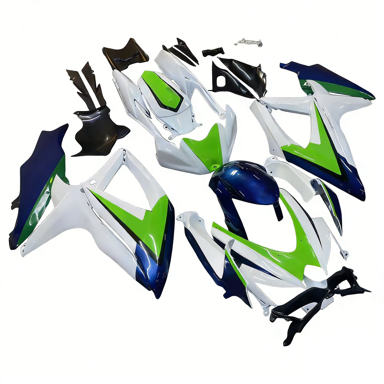 Kit de carénage par injection, carrosserie en plastique ABS, compatible avec Suzuki GSXR 600/750 2008-2009