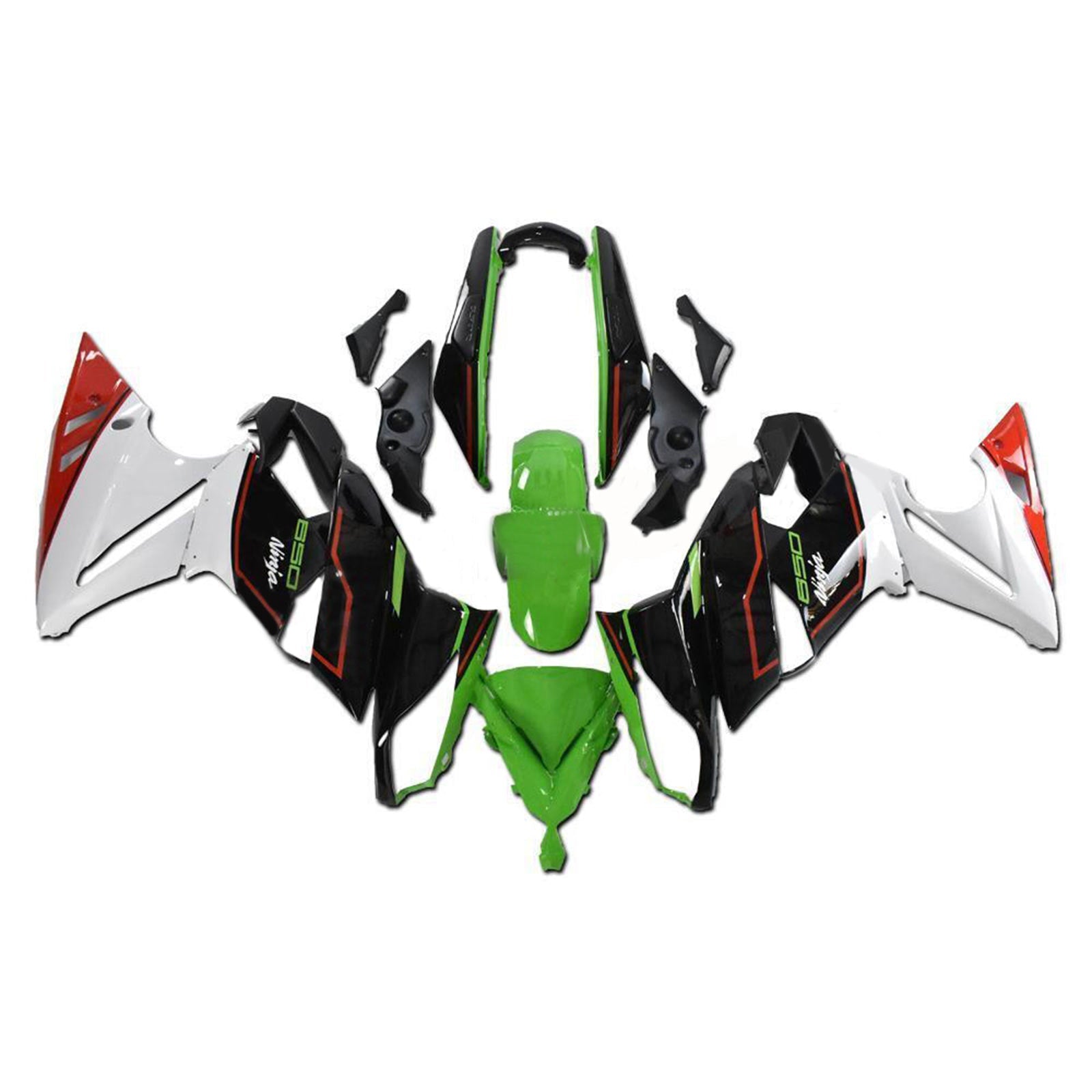 2009-2011 Kawasaki Ninja 650 ER-6F EX650 Plastični komplet za vbrizgavanje 04#