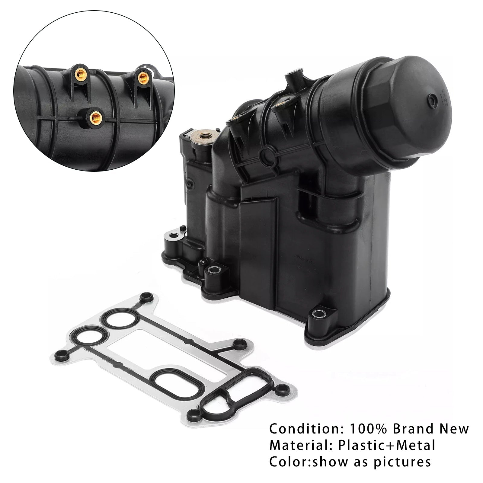 Caso de filtro de aceite para BMW 1 E88 120D Diesel Cabriolet 2008-2013 1142780799 7797392