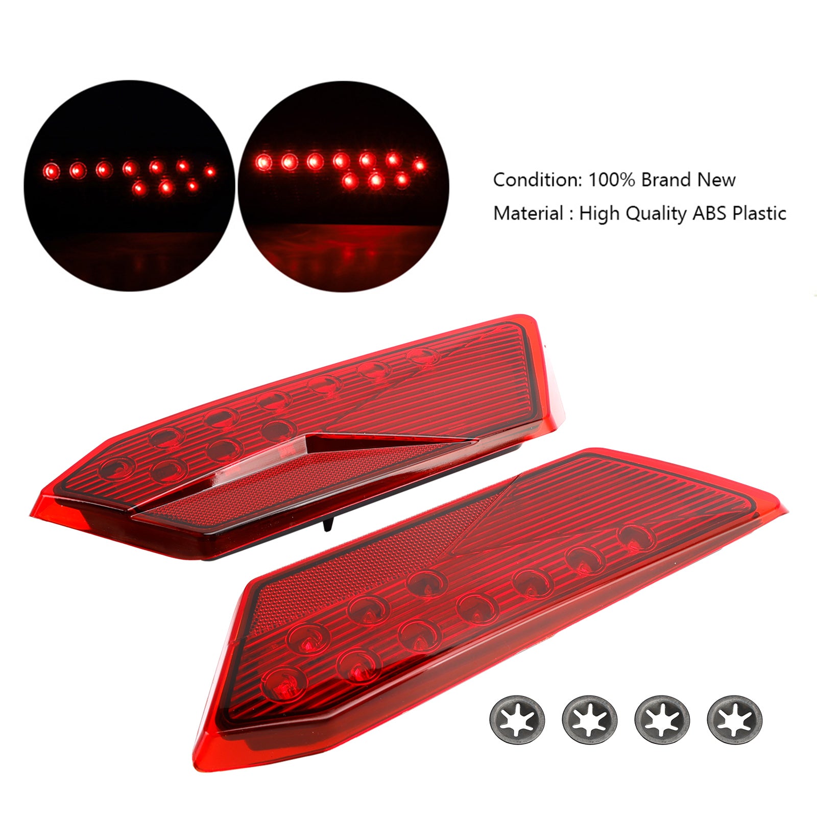 Feux arrière LED 2412341 2412342, pour Polaris RZR Turbo 1000 XP 900 S 2014 – 2019
