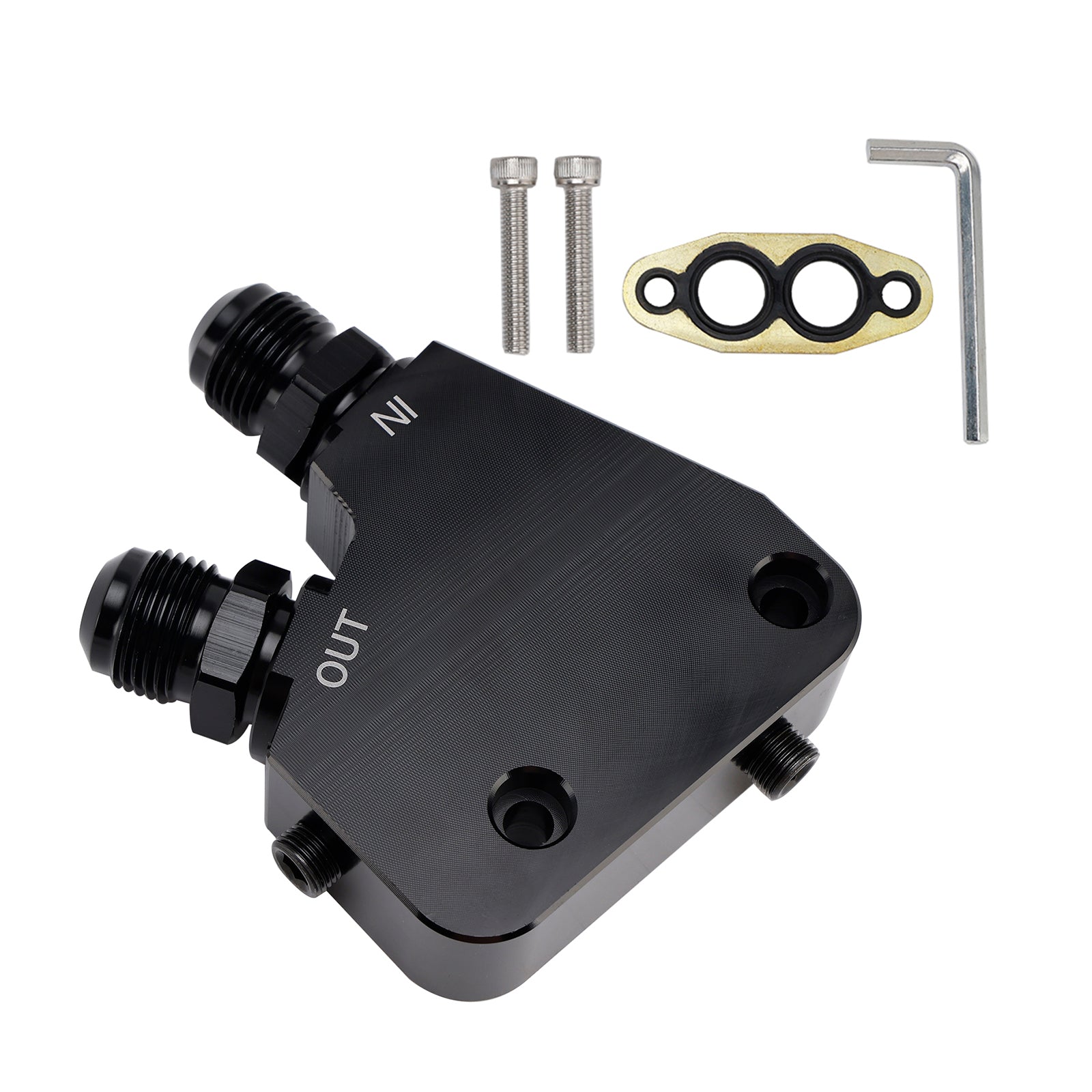 Komplet d'adapter za hladilnik&Motorno olje za Corvette GM LS LS1 LS2 LS3 LS6 (5 kosov) 2005-2019