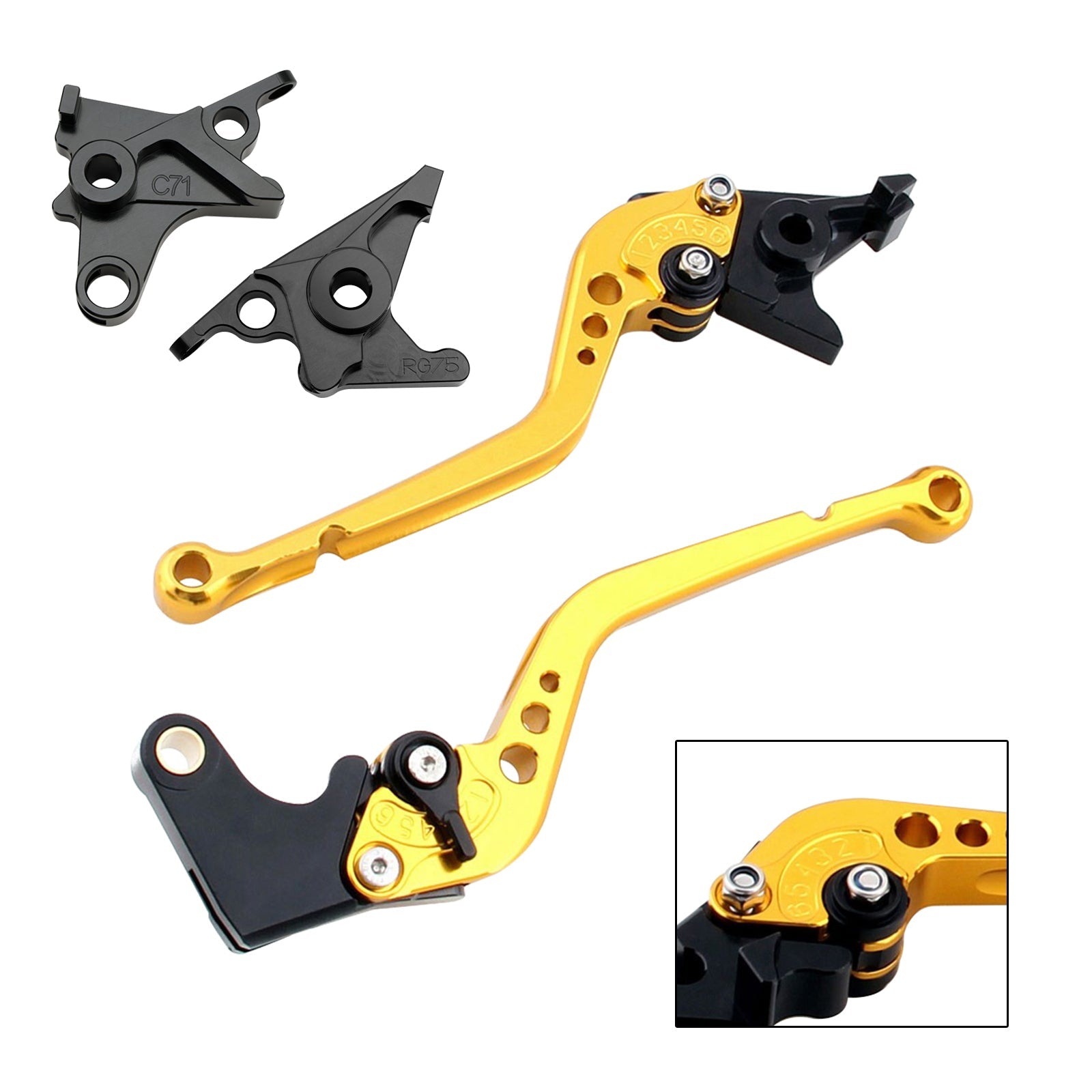 Levier de frein et d'embrayage long pour BMW R NINE T / PURE / RACER 2017-2023