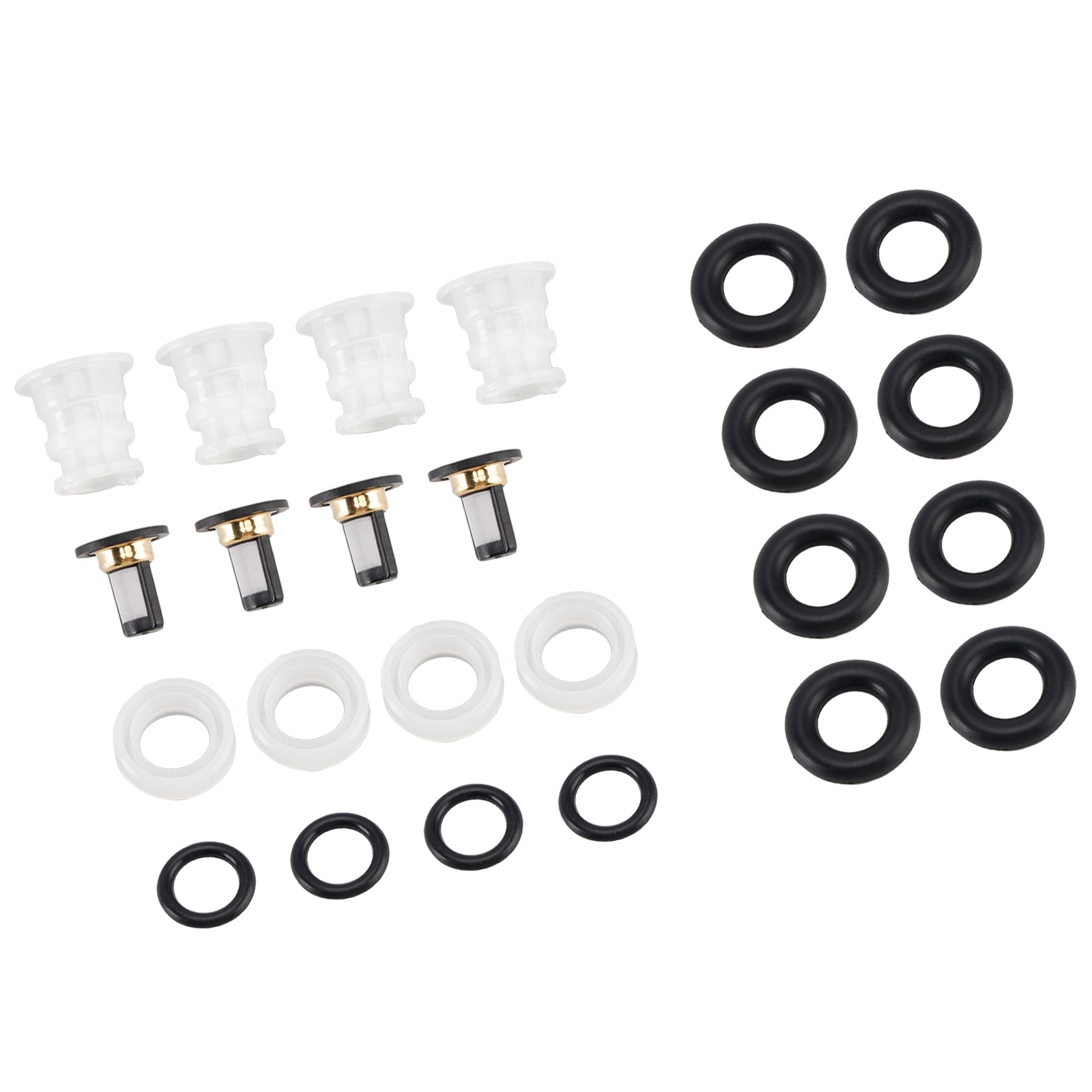 Kit di ricostruzione'4 pezzi iniettori carburante per Acura RSX 2.0L-L4 2002-2004 16450-PNE-G01