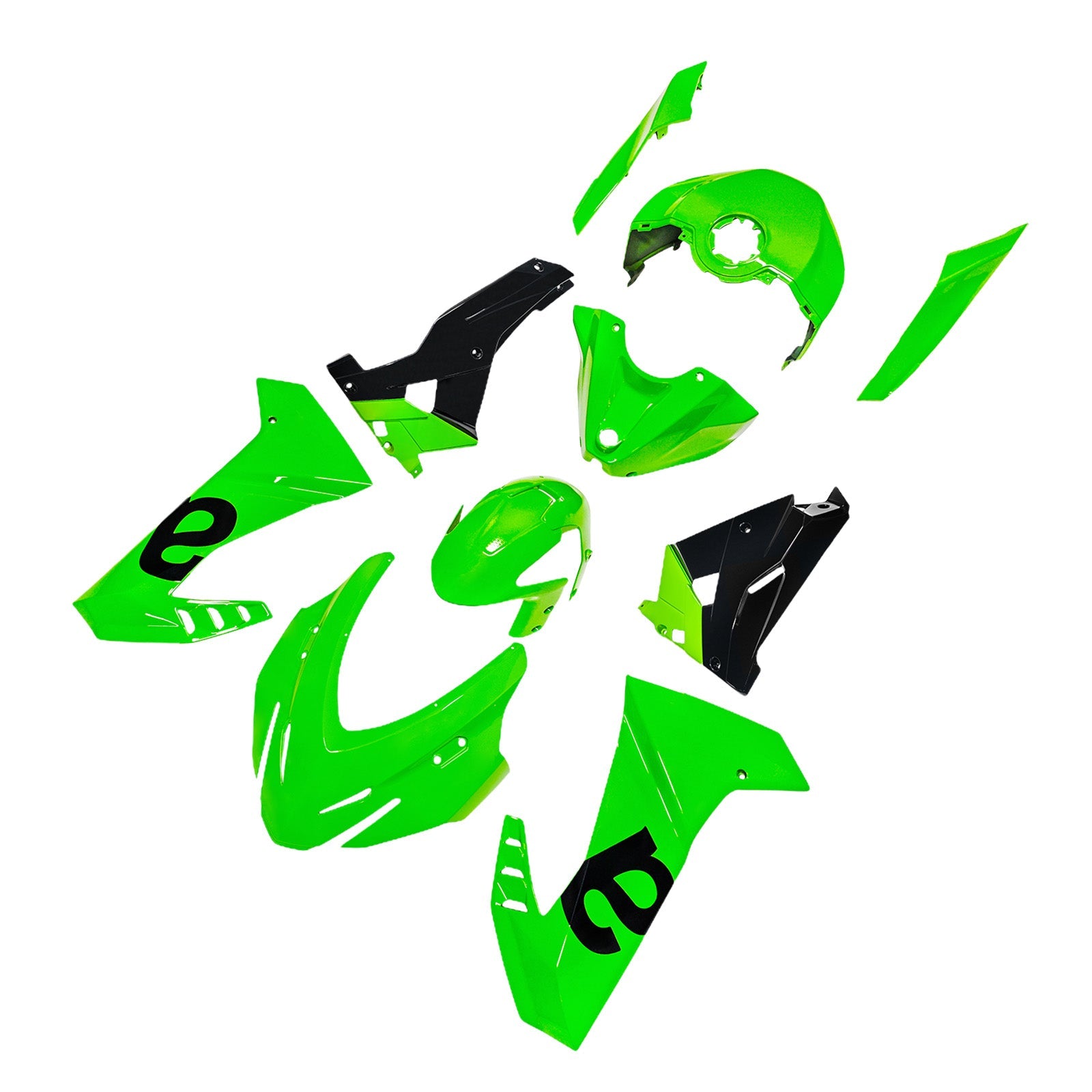 ABS-muovinen korisarja, joka on injektoitu Aprilia RS457 2024-2025 07#