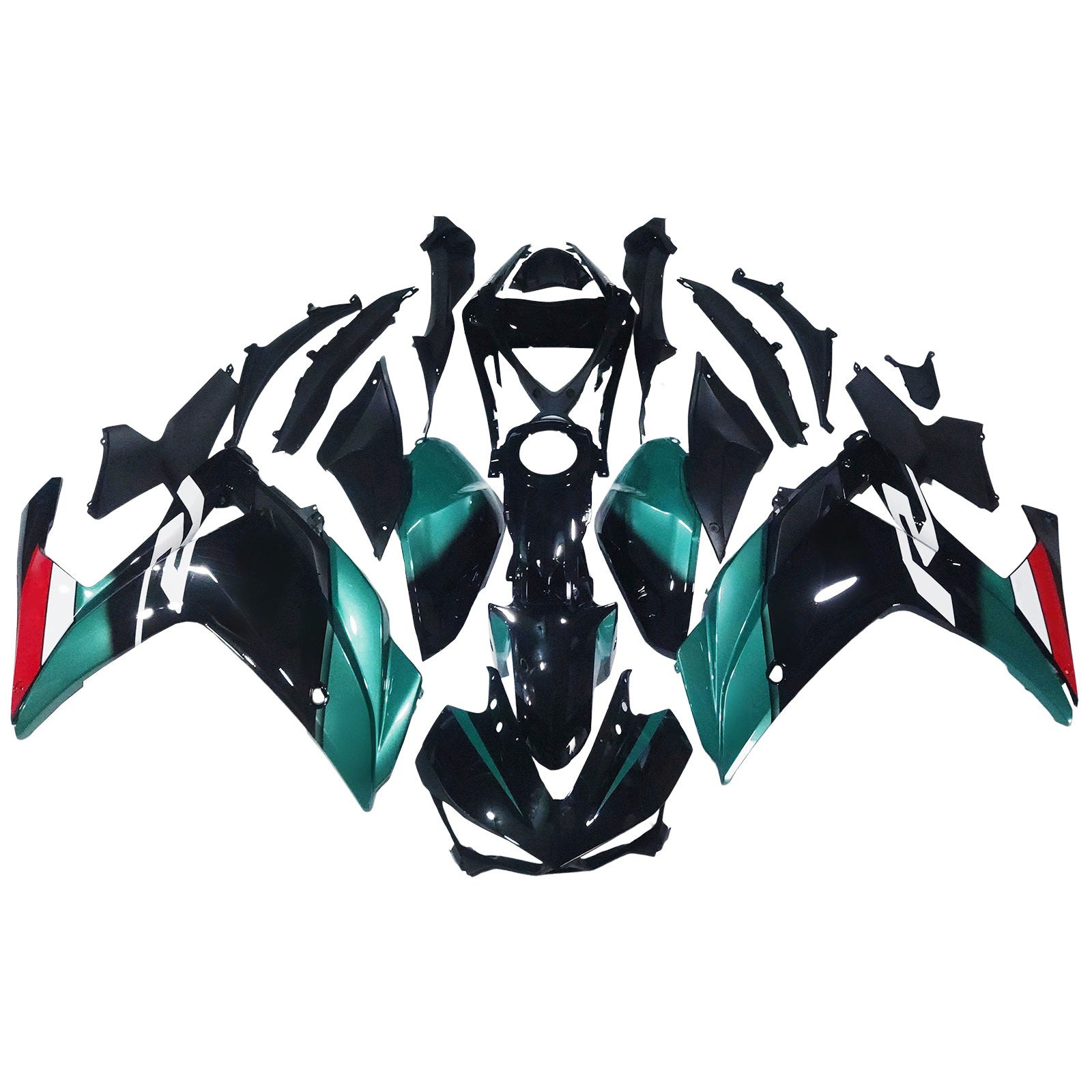 Kit de carénage en plastique ABS injecté pour Yamaha YZF-R3 2014-2018 R25 2015-2017