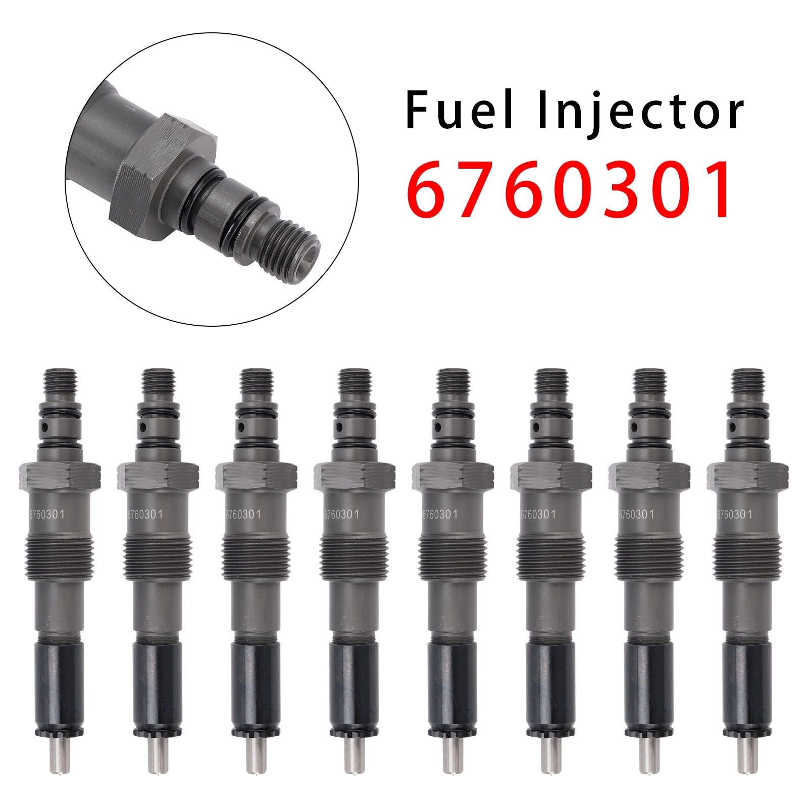 1983-1994 Pour Ford Diesel IDI 6.9L 7.3L (hors Powerstroke) - 8 injecteurs de carburant - Références : 6760301 et 780435