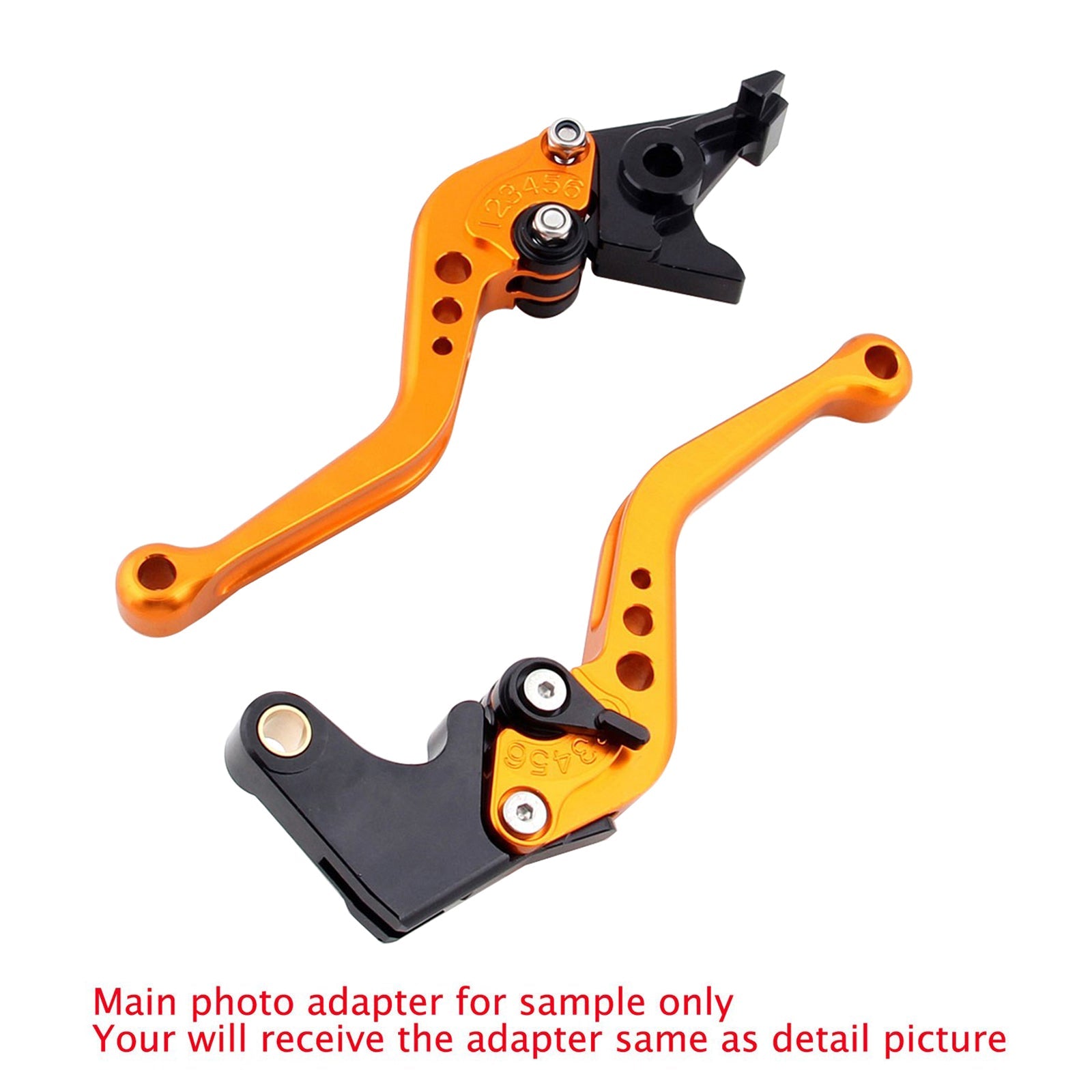 Nouveau levier de frein et d'embrayage court compatible avec YAMAHA XSR900 XSR900GP MT-09 MT-09SP 24-25
