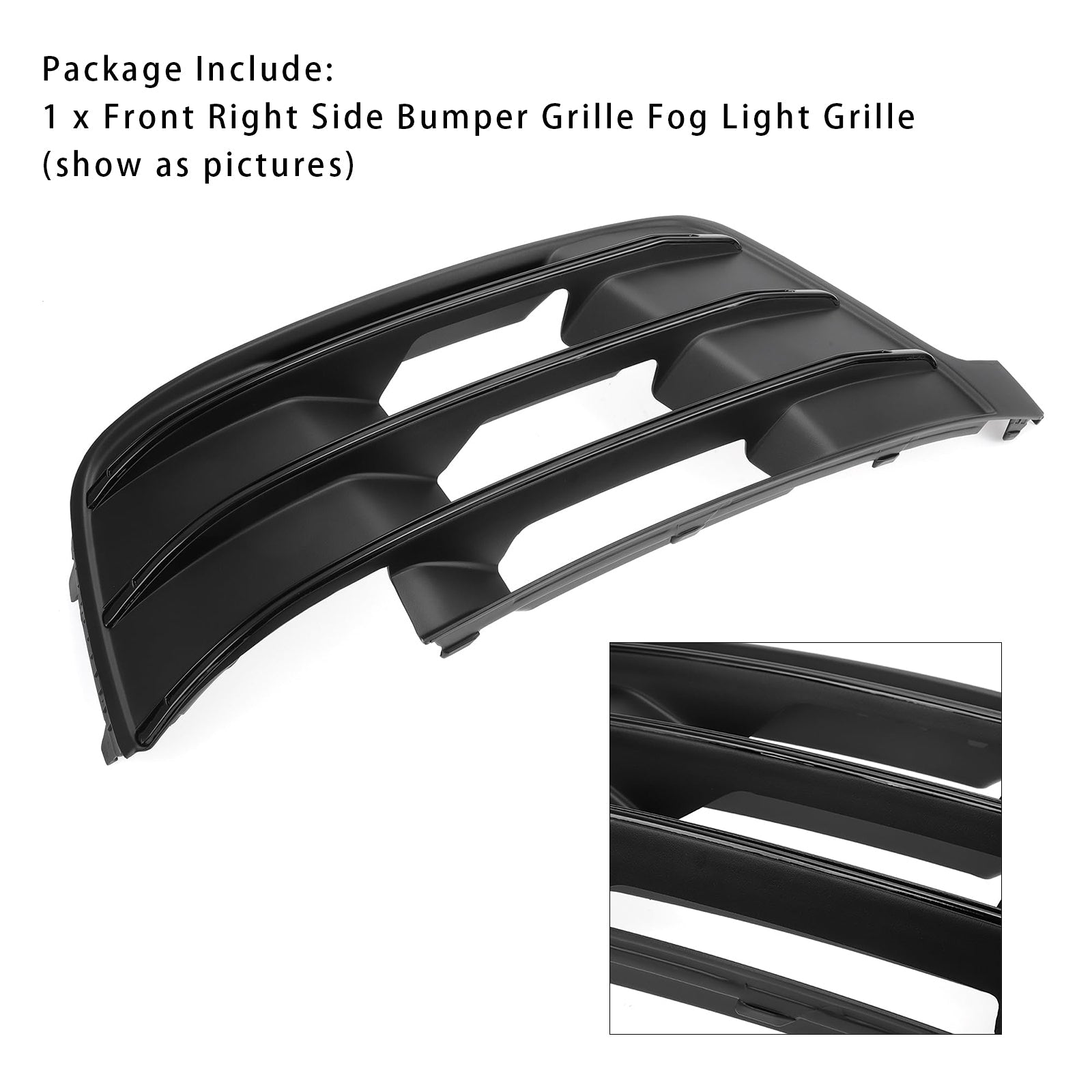 Origineel anti-grip lichtrooster aan de rechterkant voor Audi Q7 S-Line 2016-2019 4M0807682D