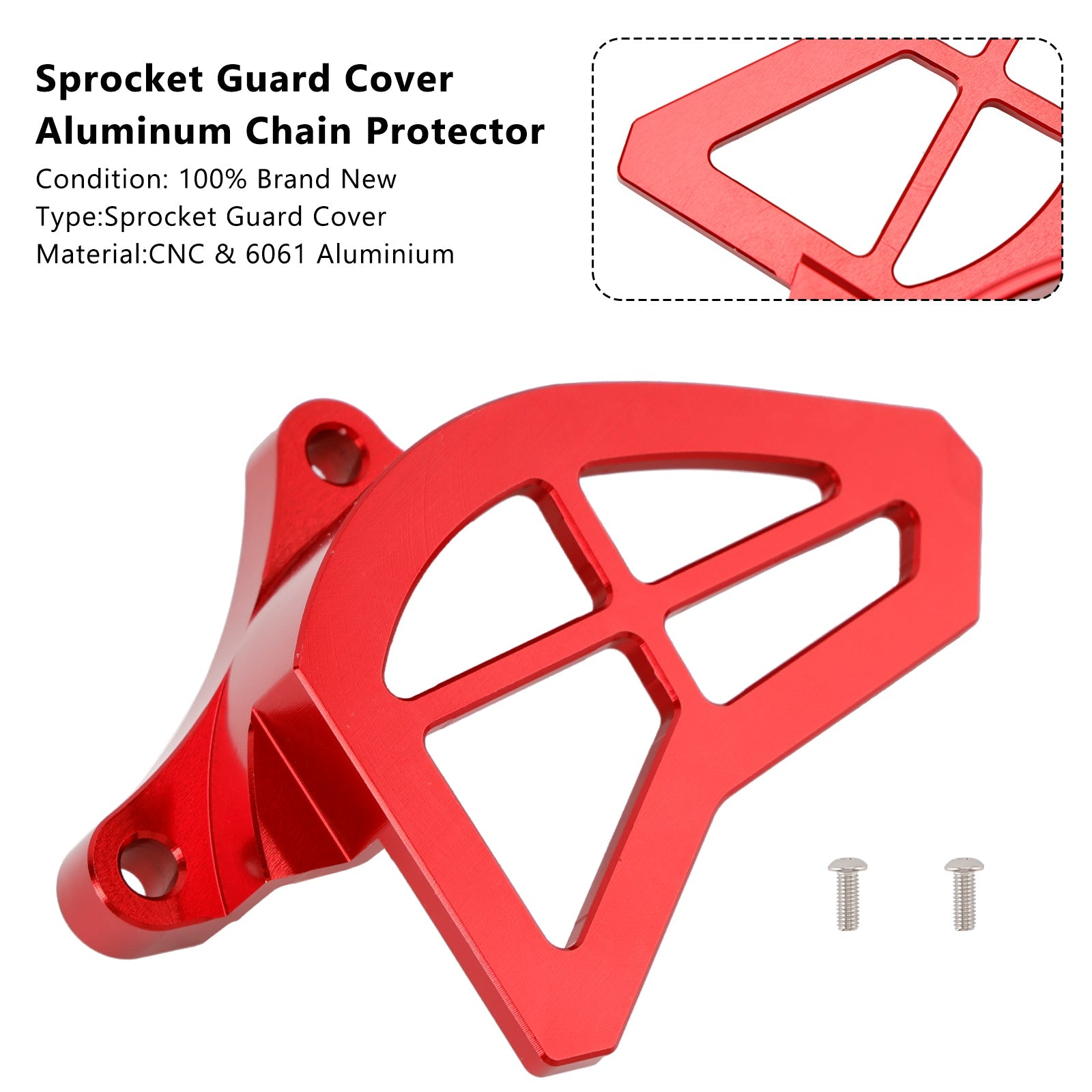 Aluminiowa ochrona i ochrona łańcucha dla Yamaha YZ125 1993-2004