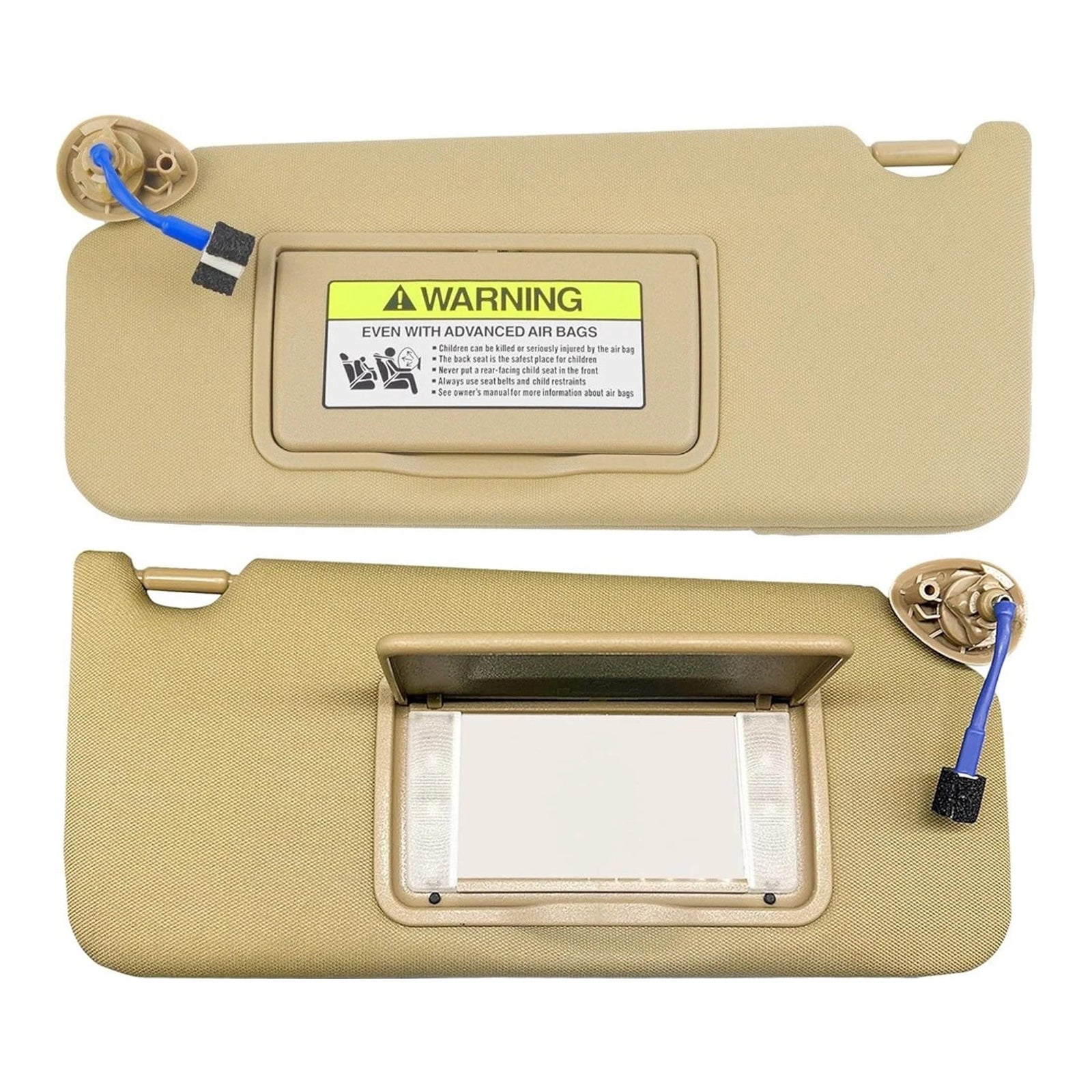 Alette parasole beige (coppia) per Honda Accord 2008-2017, riferimento 83280TA5A51ZA