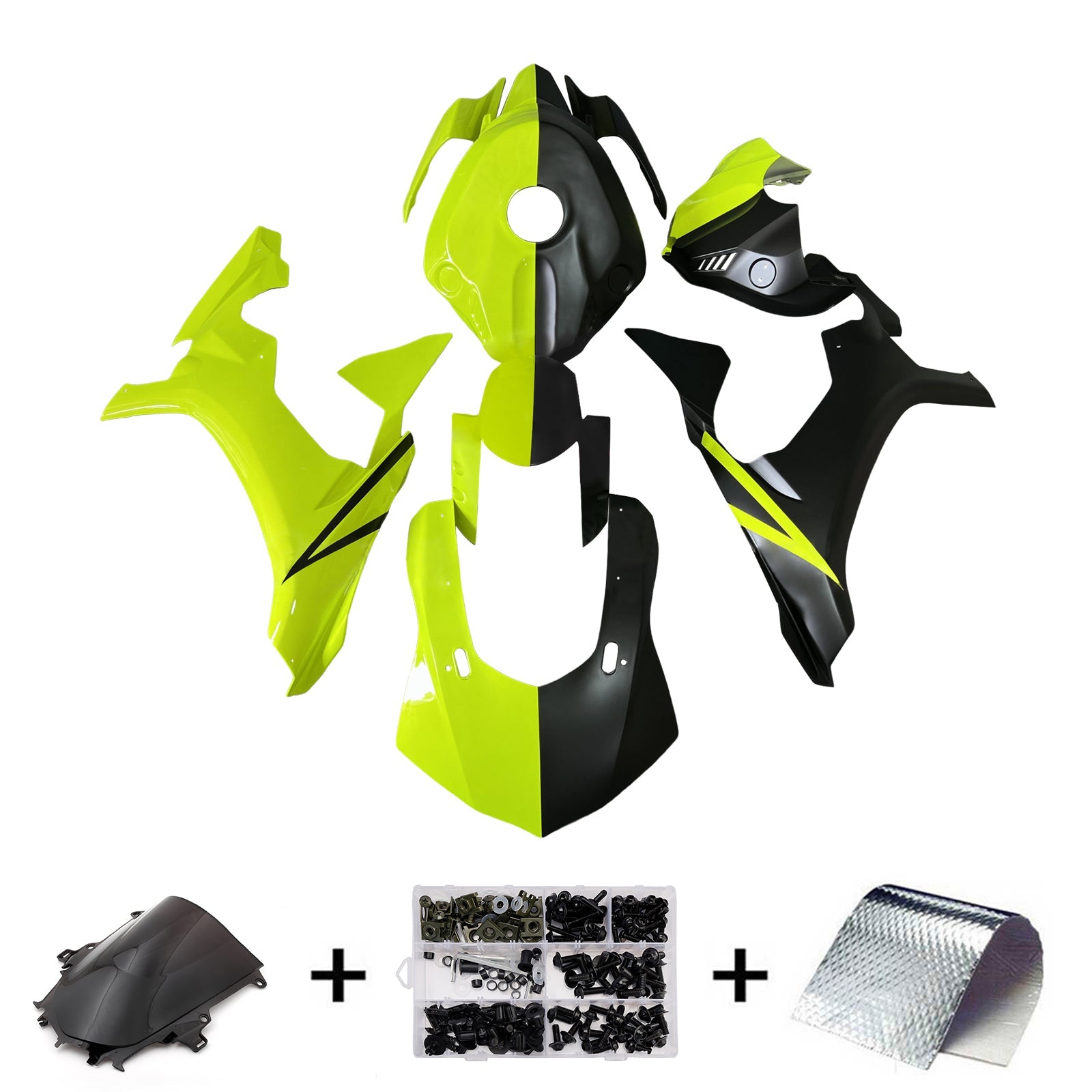Kit de carénage injecté en plastique ABS pour Yamaha YZFR1 YZF-R1 2015-2019