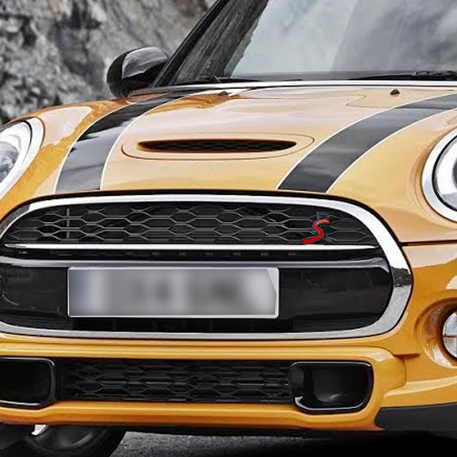 Emblème de grille voor s voor mini cooper