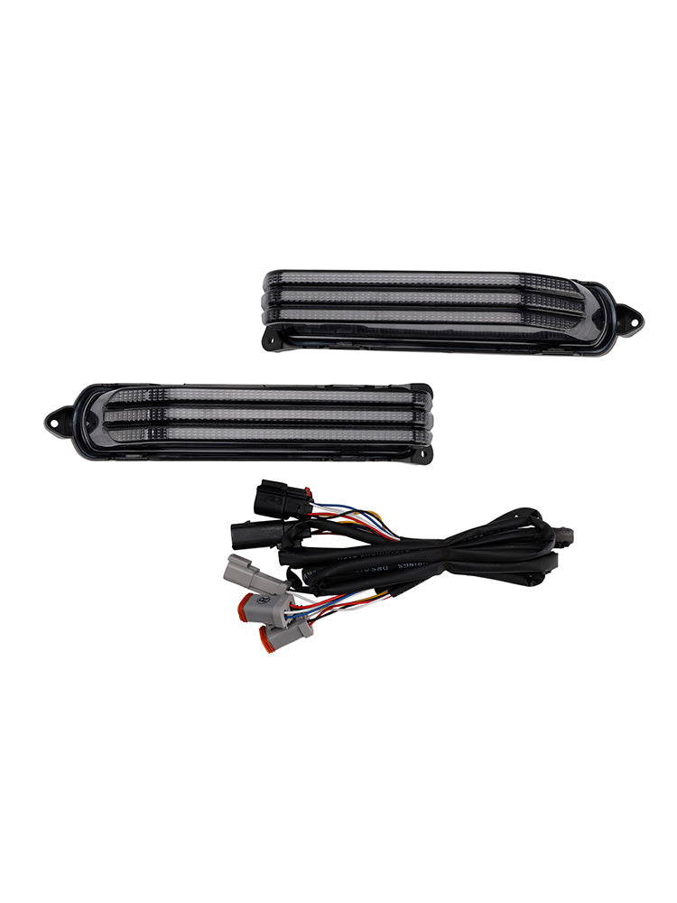 Feu arrière de garde-boue, clignotant et feu stop compatibles avec la Honda Touring Electra Glide 2014-2024