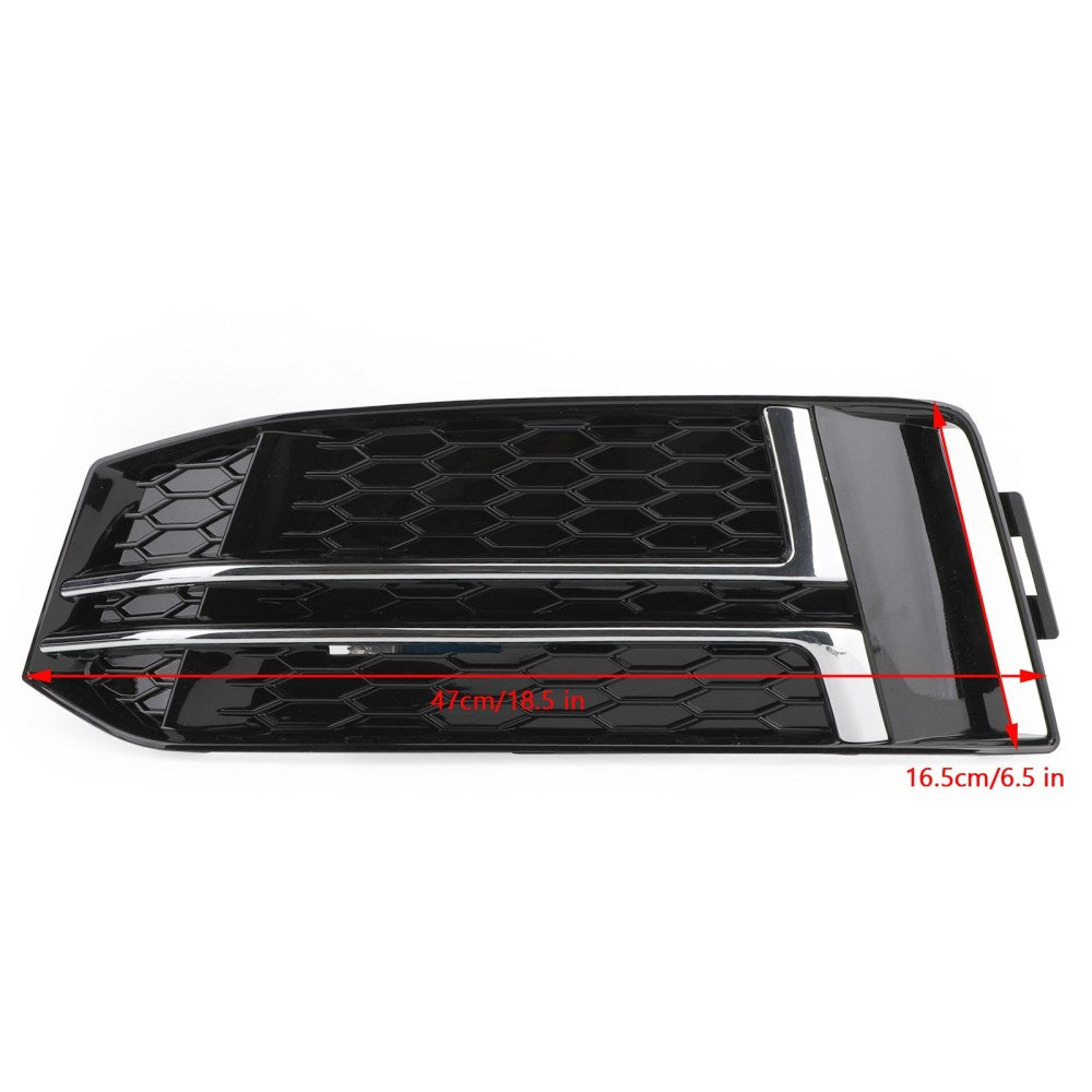 Połącz przednią okładkę światła mgły dla Audi A4 B9 S-line 2016-2018 Bumper kratka