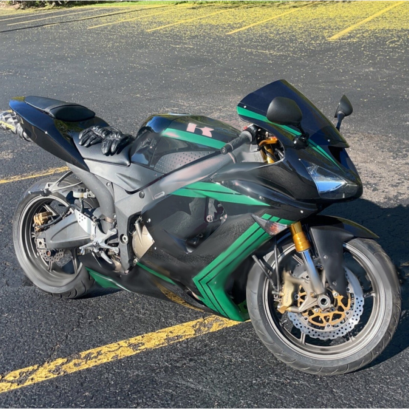 Kit de carénage par injection, carrosserie en plastique ABS pour Kawasaki ZX6R 636 2005-2006