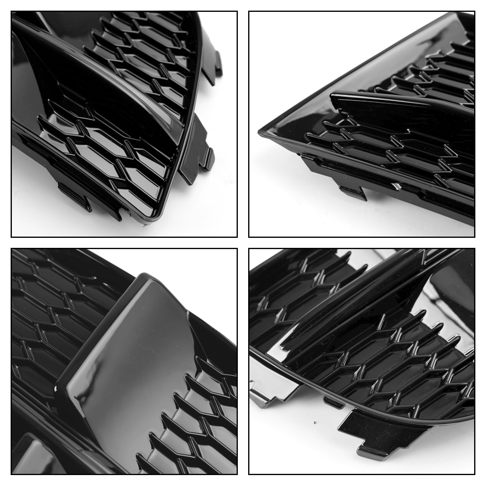 Osłona przedniego światła przeciwmgielnego Rama grilla Pasuje do AUDI A3 8V S-LINE 2017-2019