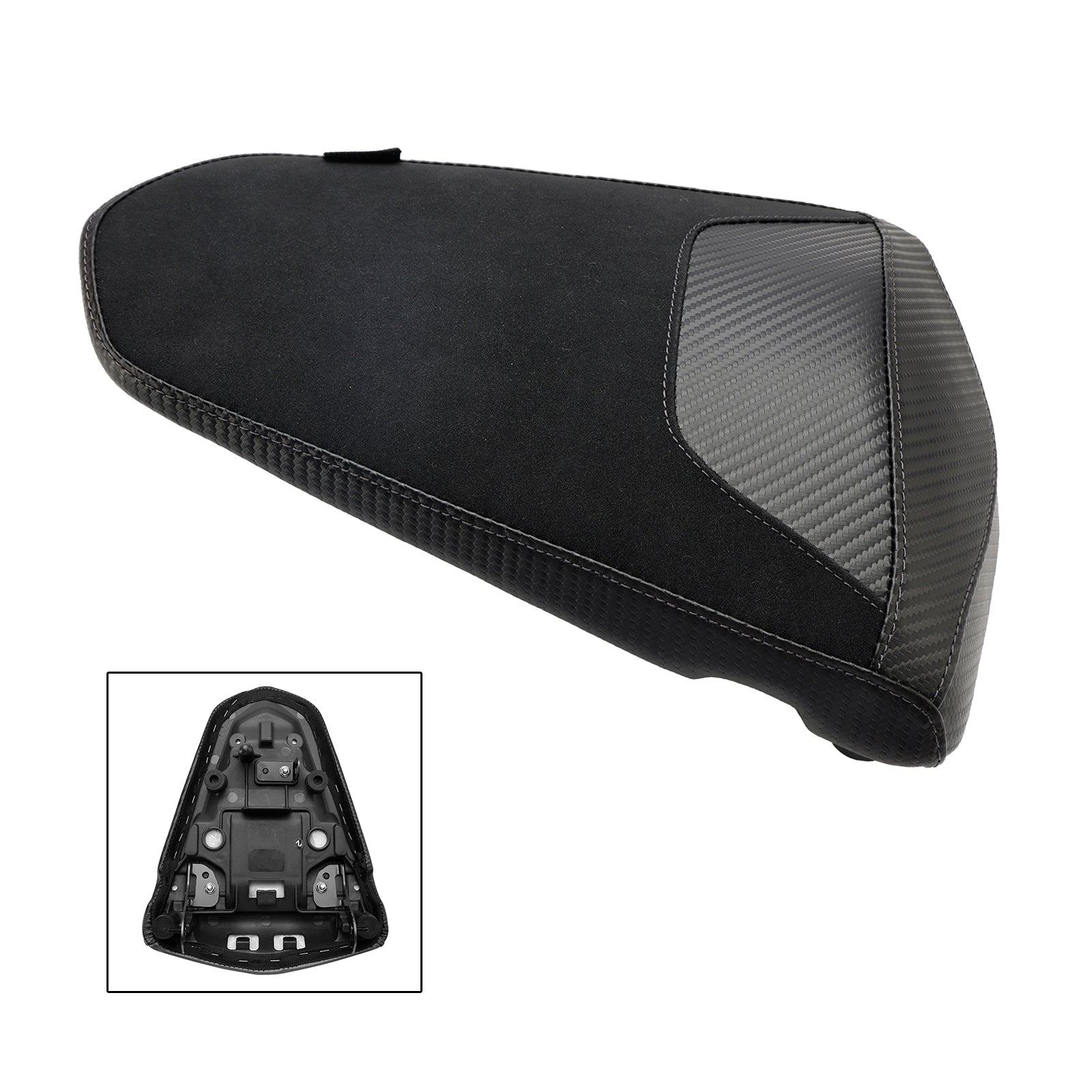 Poliuretano azul-plano de poliuretano Pasajero del pasajero para Yamaha MT-03 YZF-R3 2015-2023