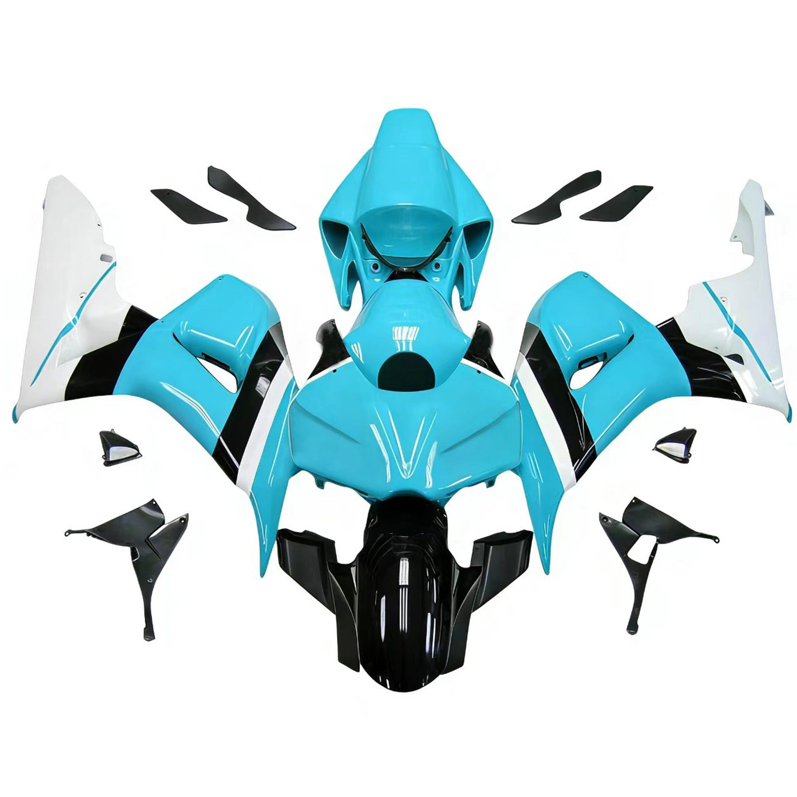 Kit de carénage injecté en plastique ABS pour Honda CBR1000RR 2006-2007