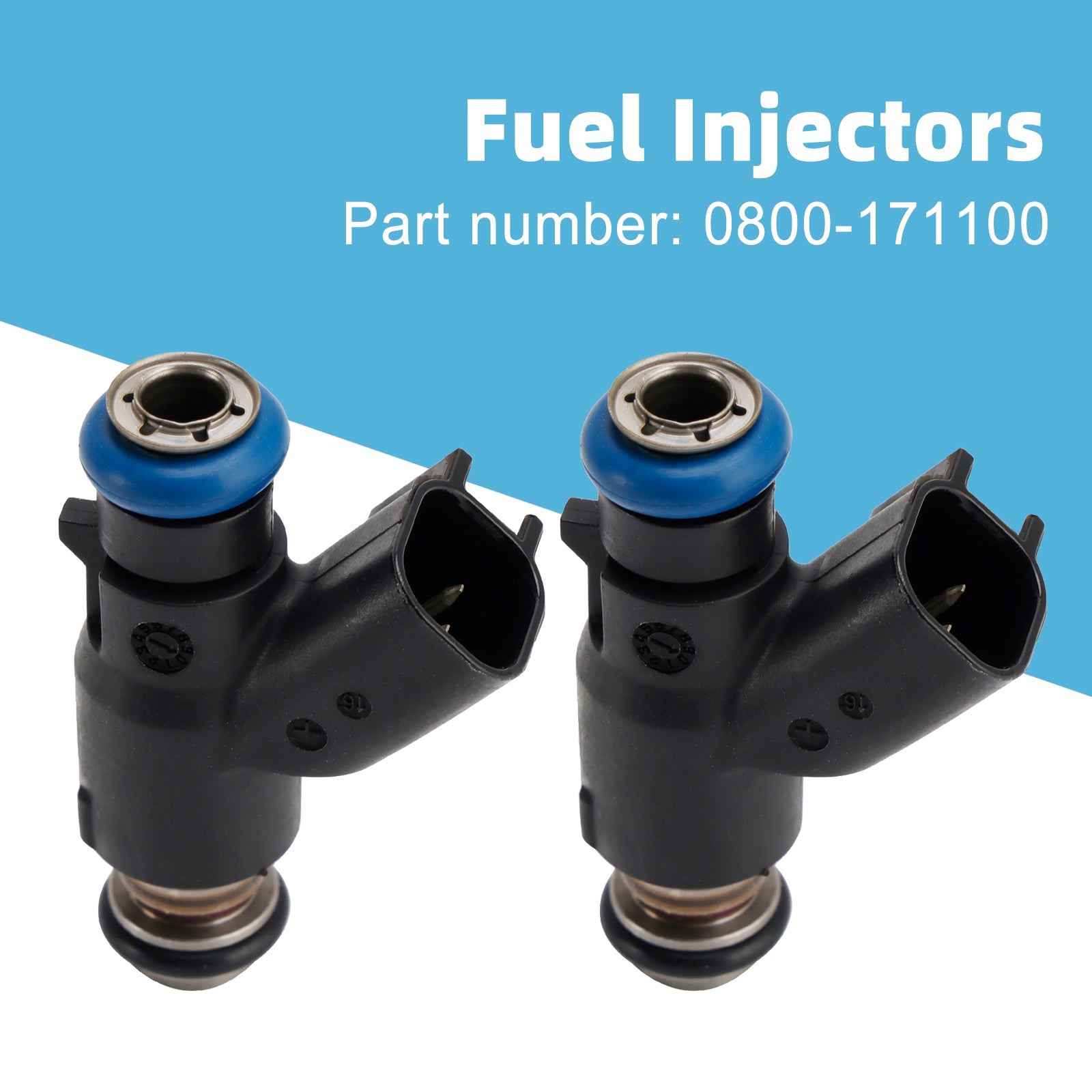 Injecteur de carburant 0800-171100, 2 pièces, pour CFMOTO X8 800 CForce UForce Zforce 800-EX 12-19